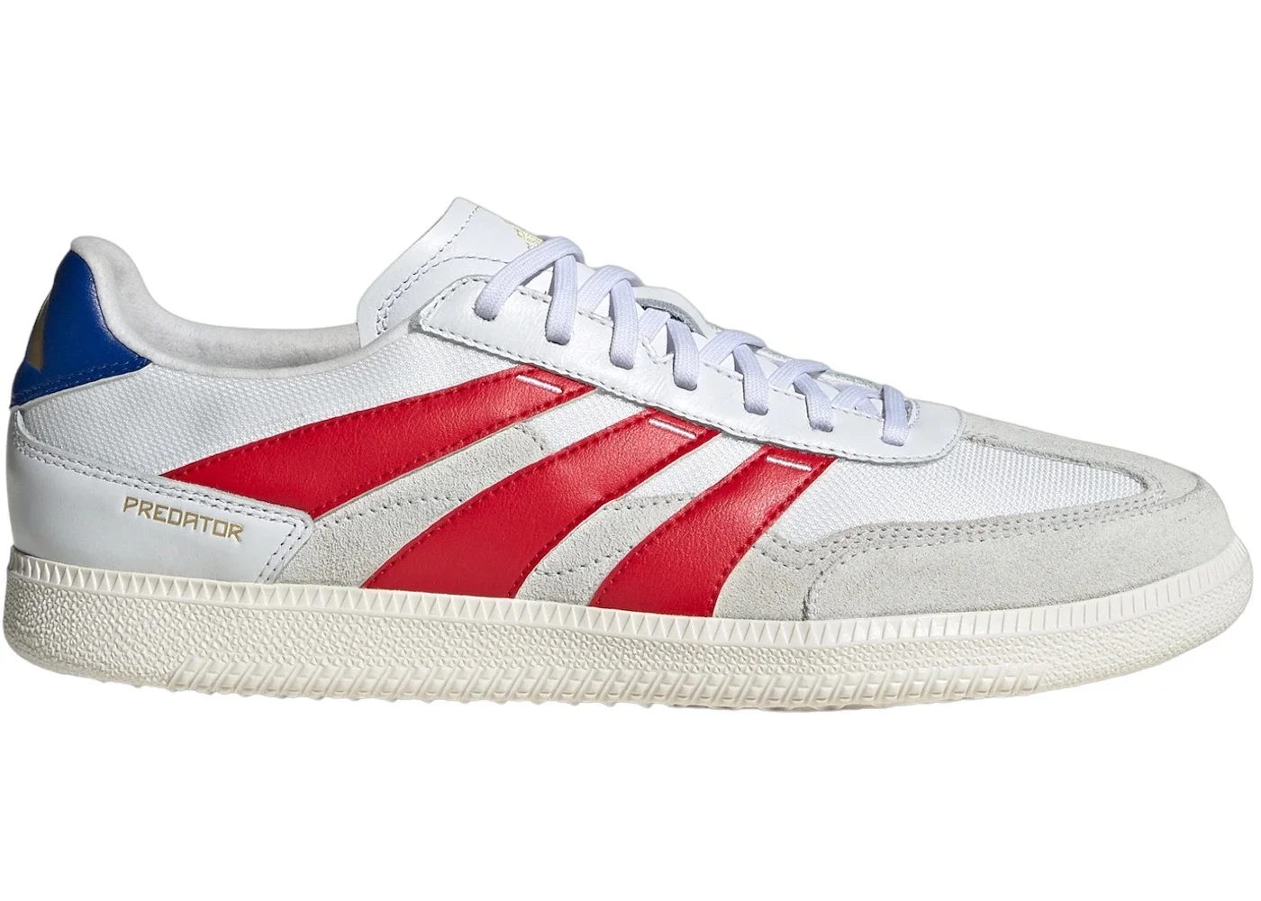 adidas Predator 24 League Low Freestyle Cloud White Better Scarlet Royal Blue - 1