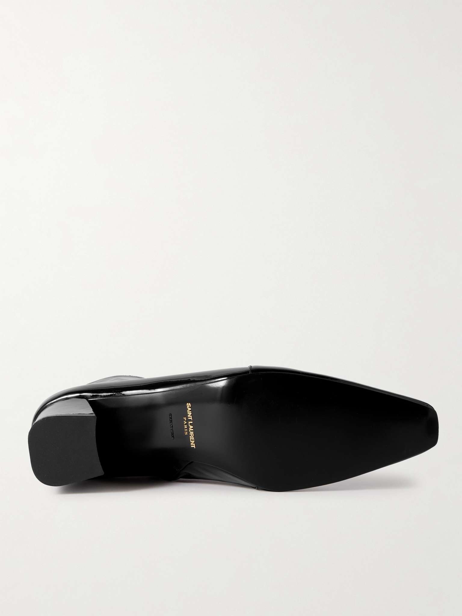 Patent-Leather Ankle Boots - 6