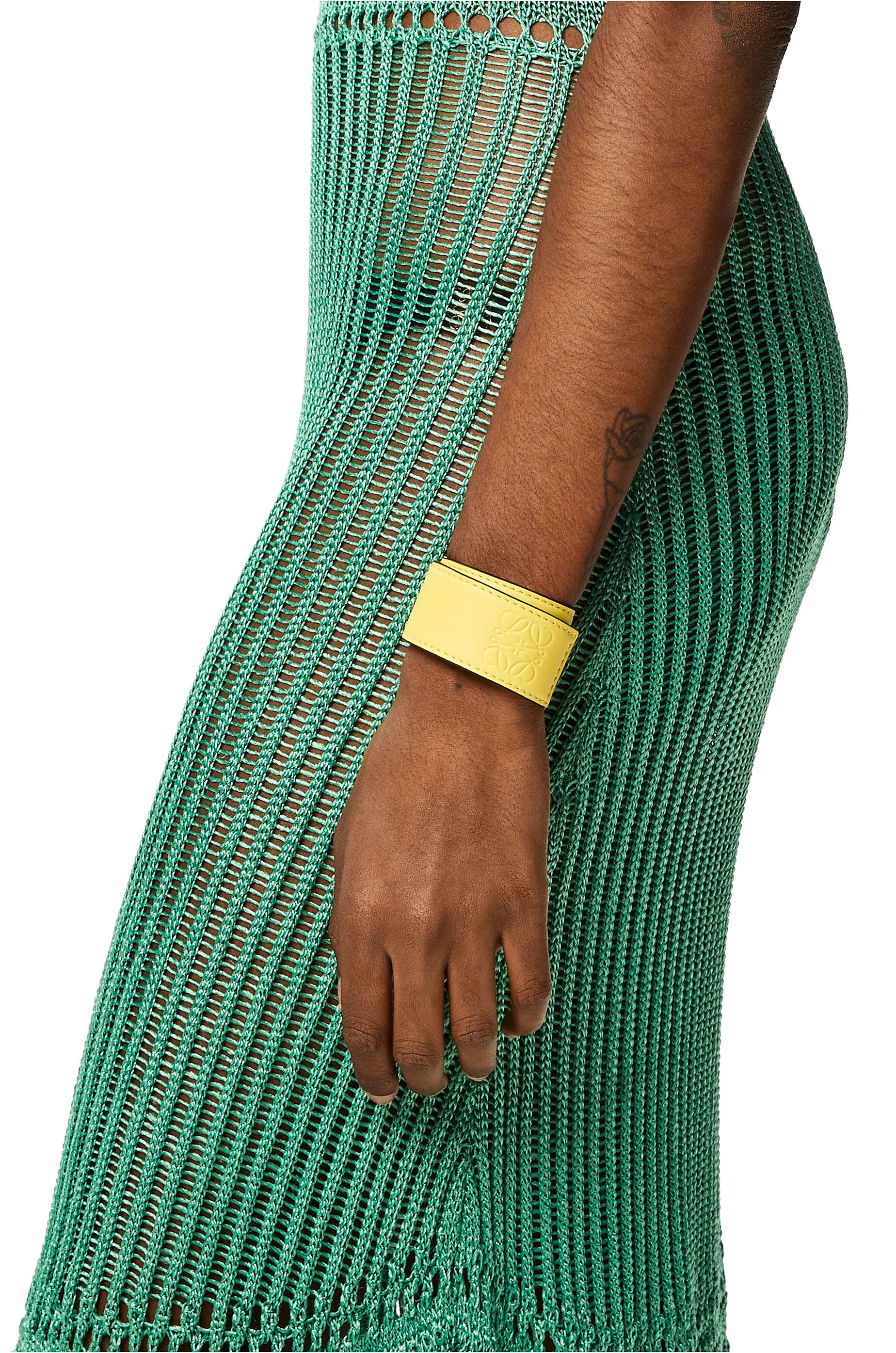 Small slap bracelet in calfskin - 2