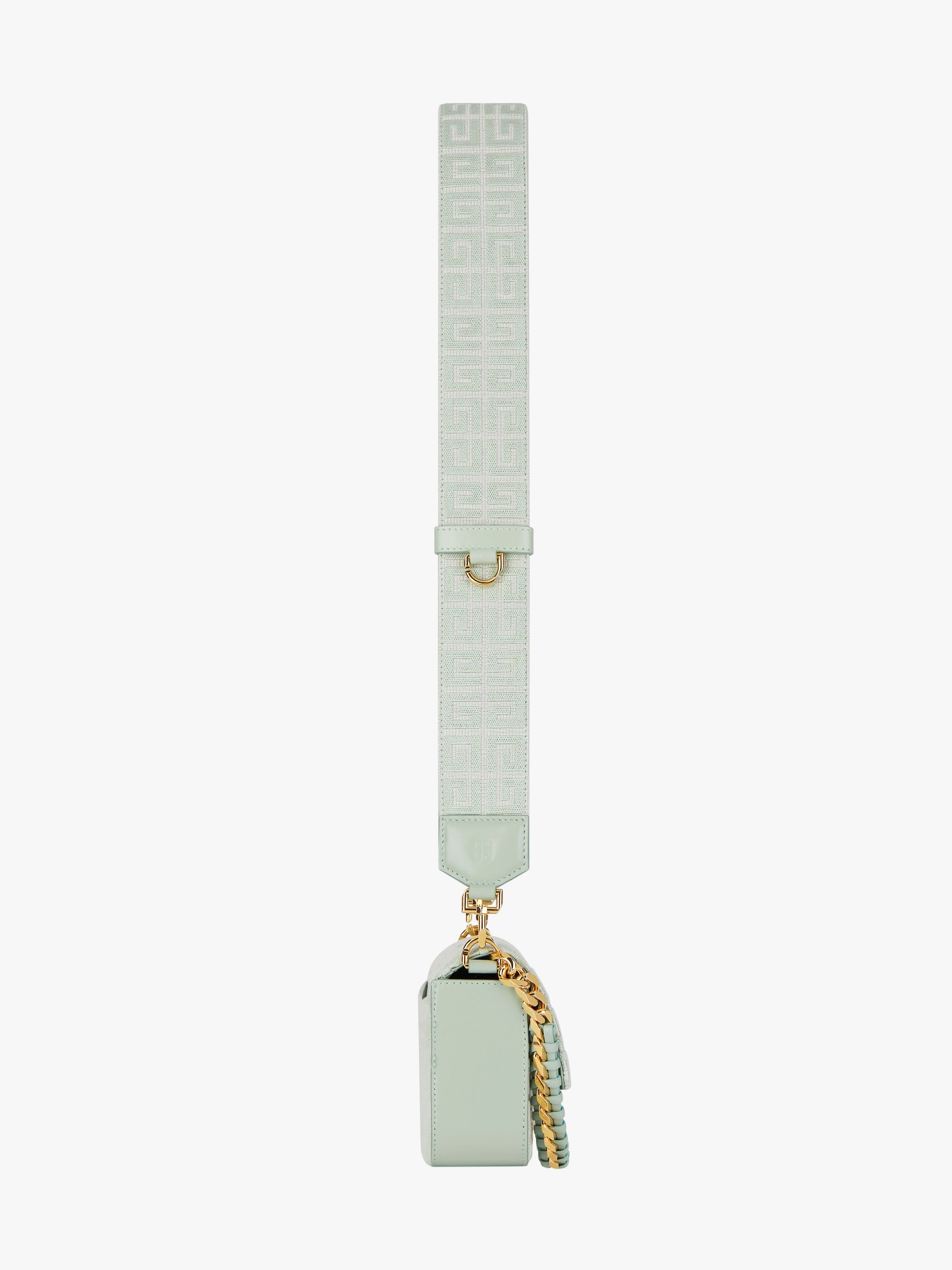 SMALL 4G BAG IN 4G EMBROIDERY WITH CHAIN - 4