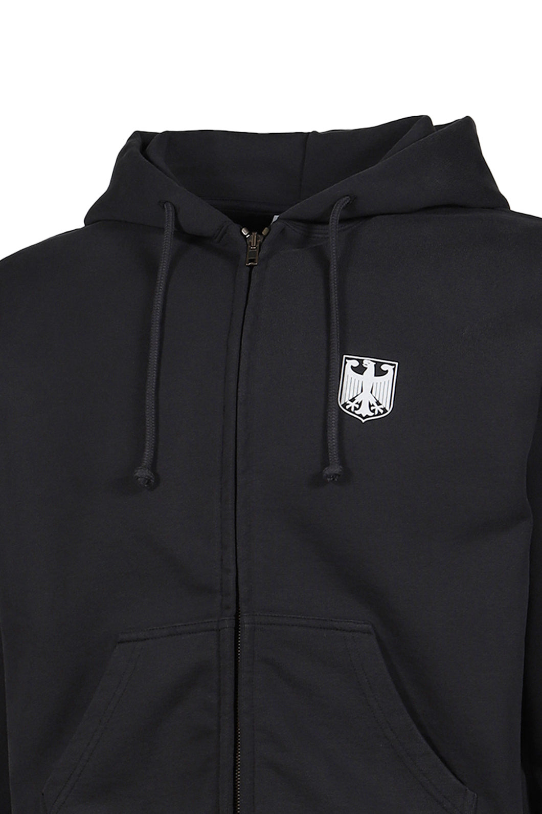 POLIZEI FITTED ZIP-UP HOODIE / BLK - 9