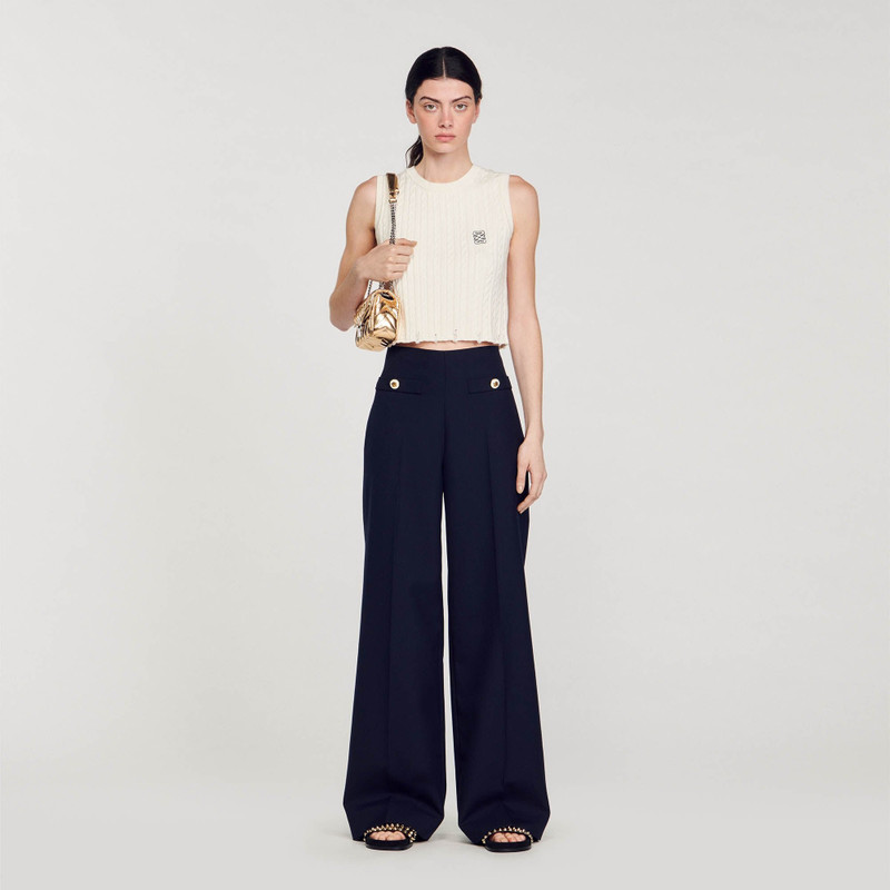 Sandro WIDE-LEG TROUSERS outlook