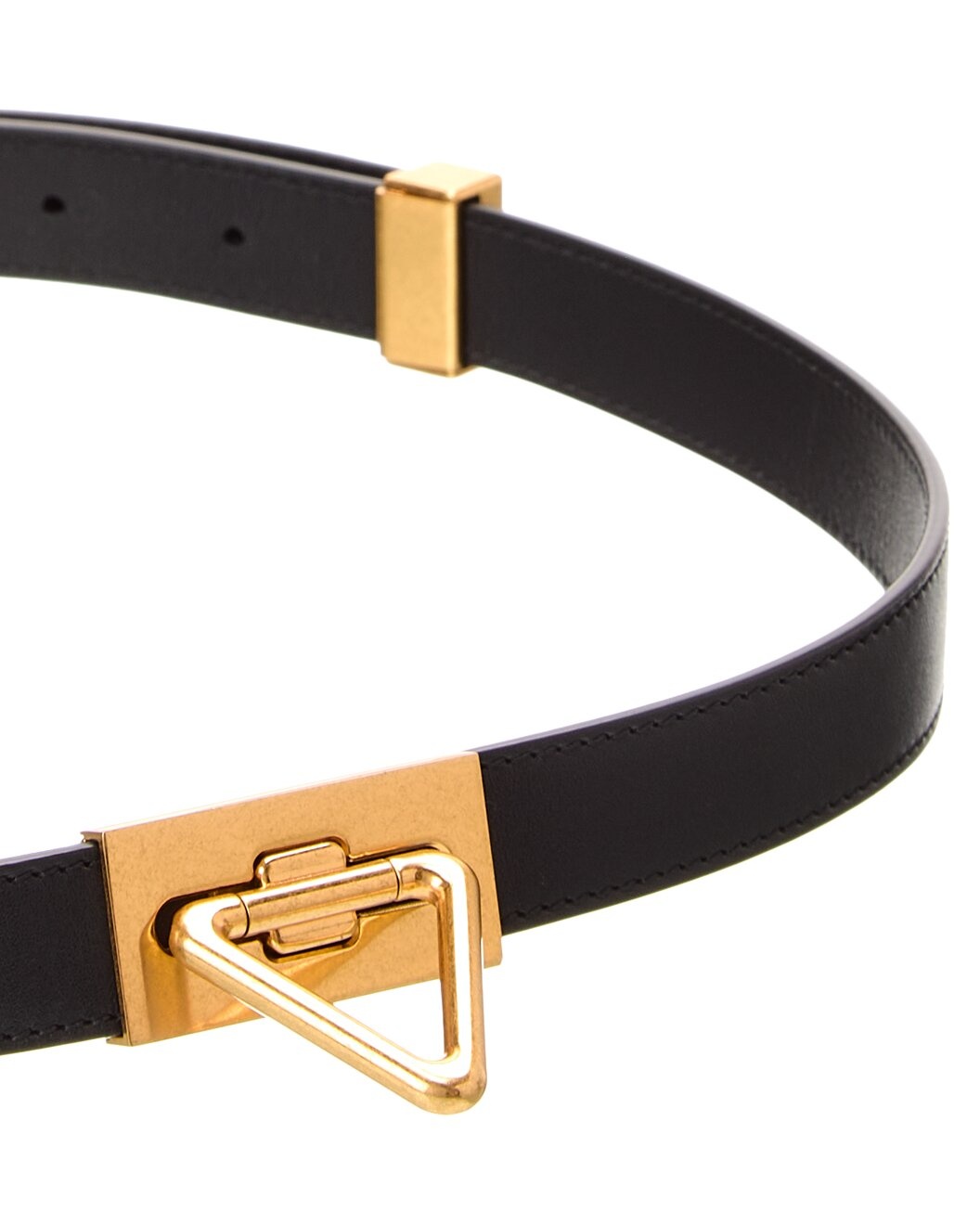Bottega Veneta Triangle Buckle Leather Belt - 2