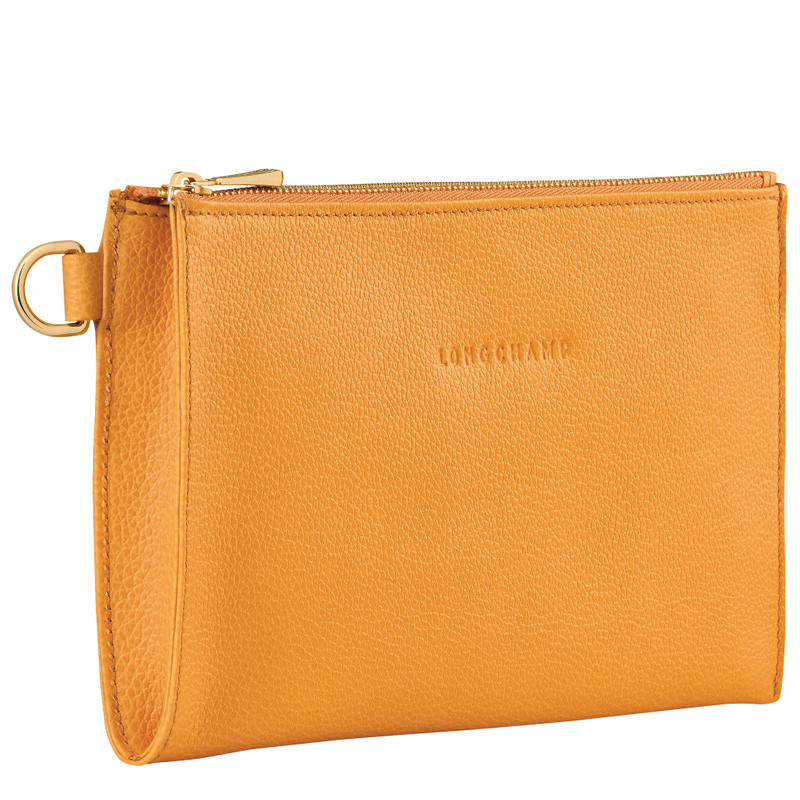 Longchamp Le Foulonné Pouch Apricot - Leather outlook