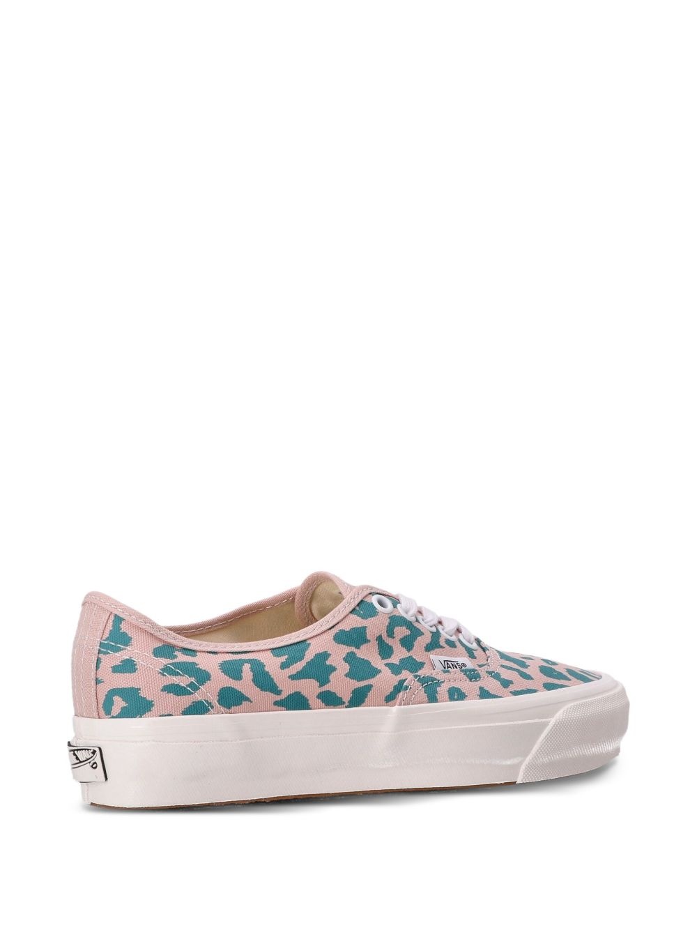 leopard-print canvas sneakers - 3