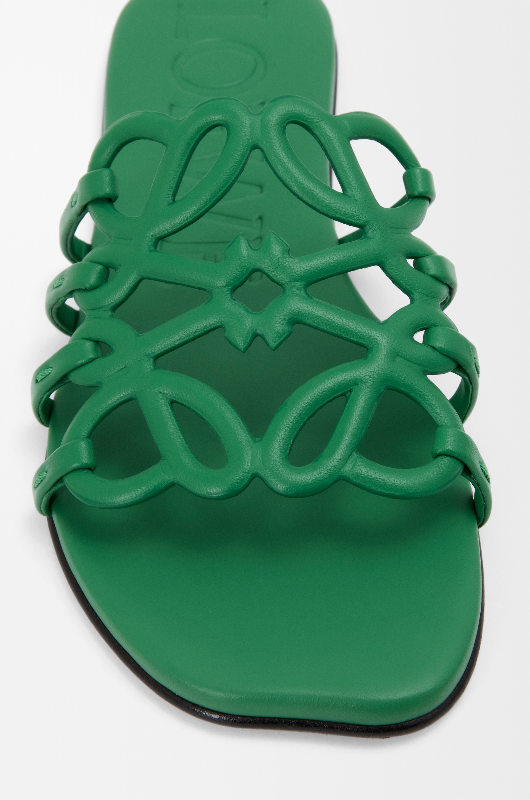 Petal Anagram slide in soft calfskin - 5