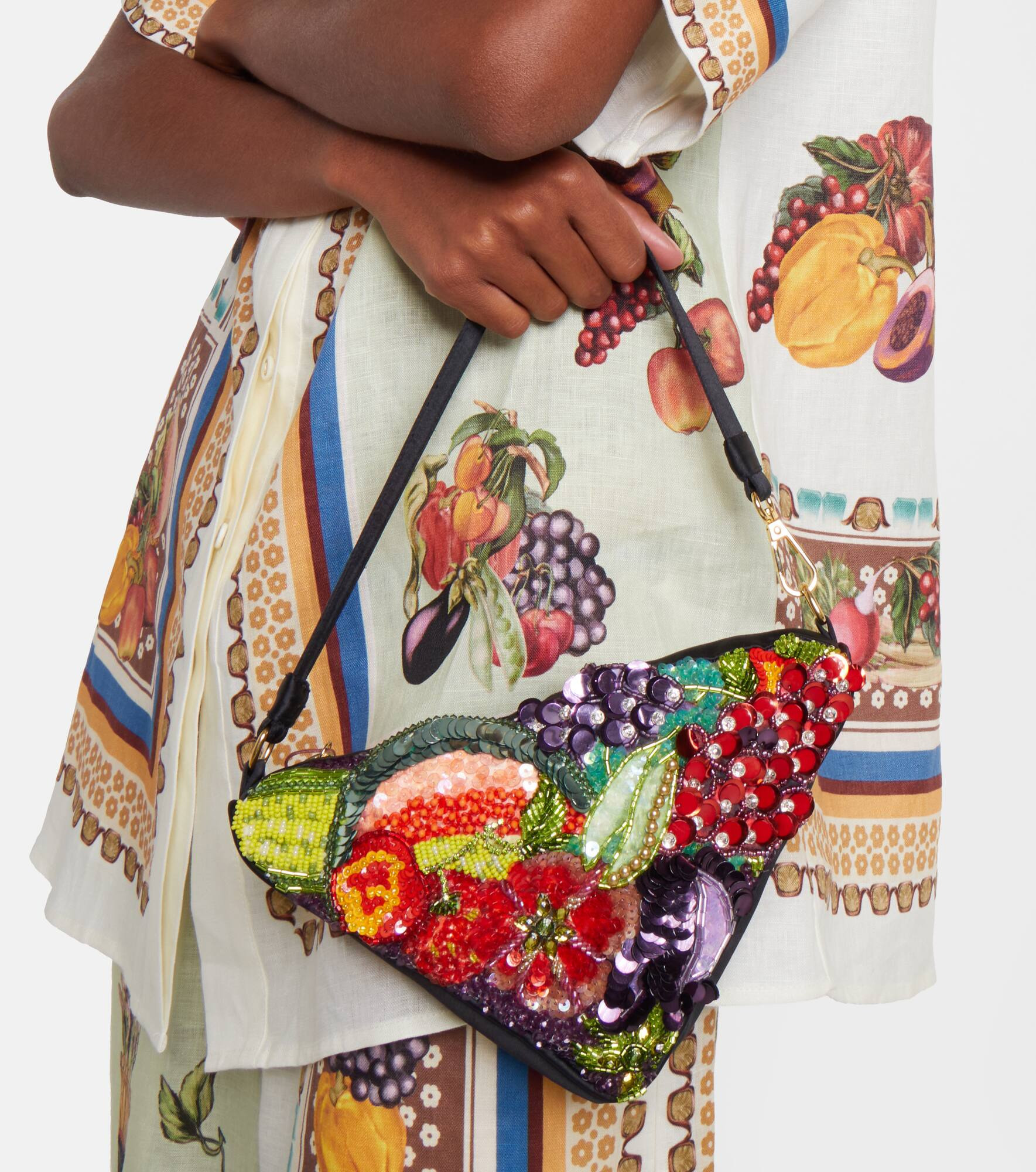 Mercado Small embellished shoulder bag - 2