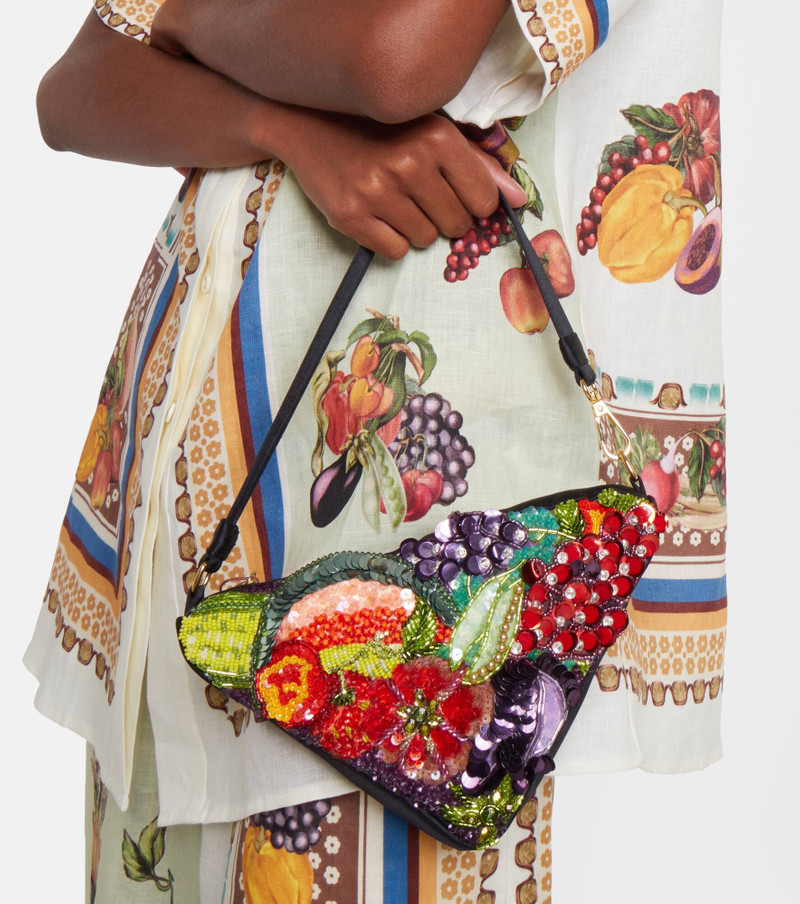 Mercado Small embellished shoulder bag 2