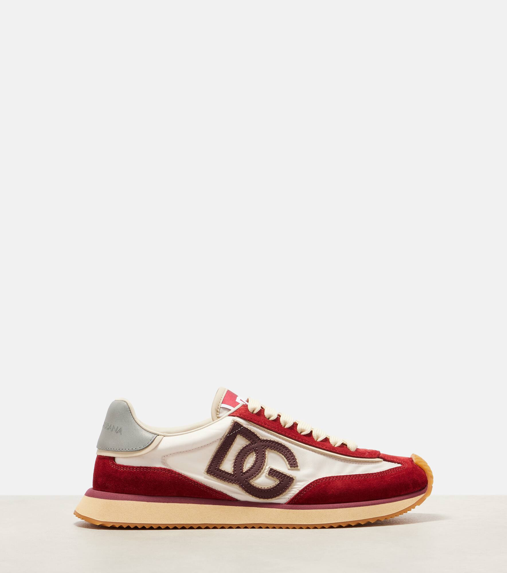DG Cushion suede-trimmed sneakers - 4
