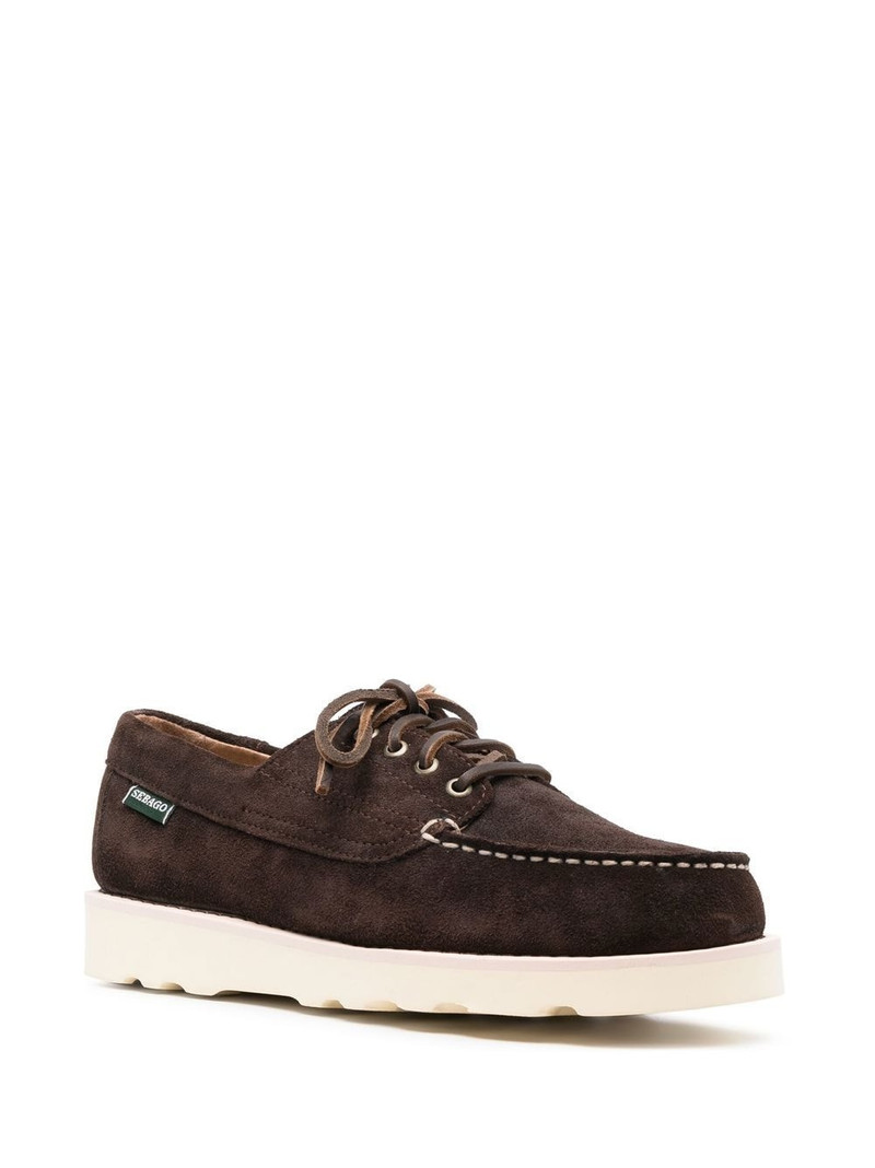 SEBAGO lace-up suede boat shoes outlook