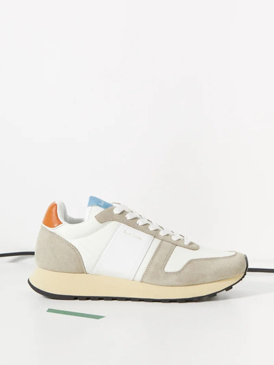Paul Smith Eighties leather and suede trainers outlook