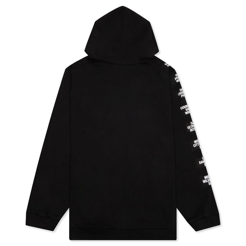 Raf Simons RAF SIMONS TEENAGE DREAMS OVERSIZED HOODIE - BLACK outlook