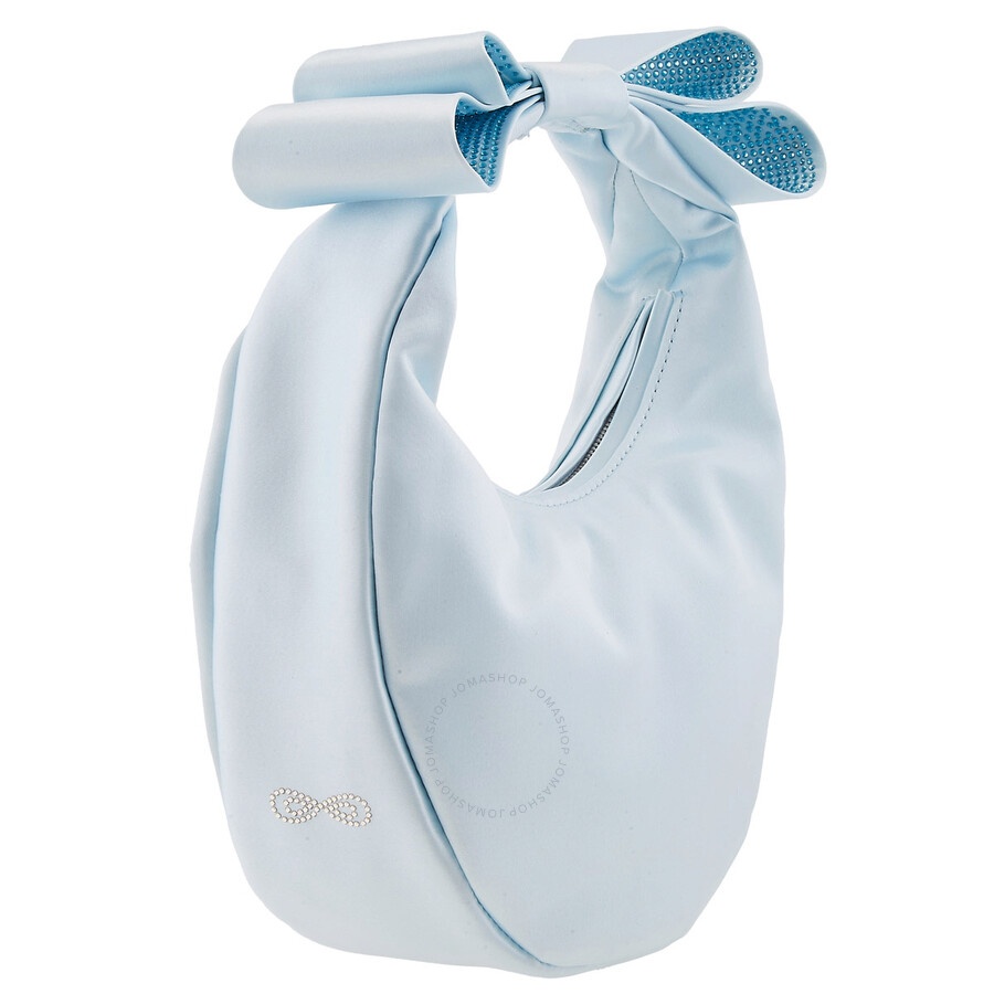 Mach & Mach Small Cadeau Satin Top Handle Bag - 5