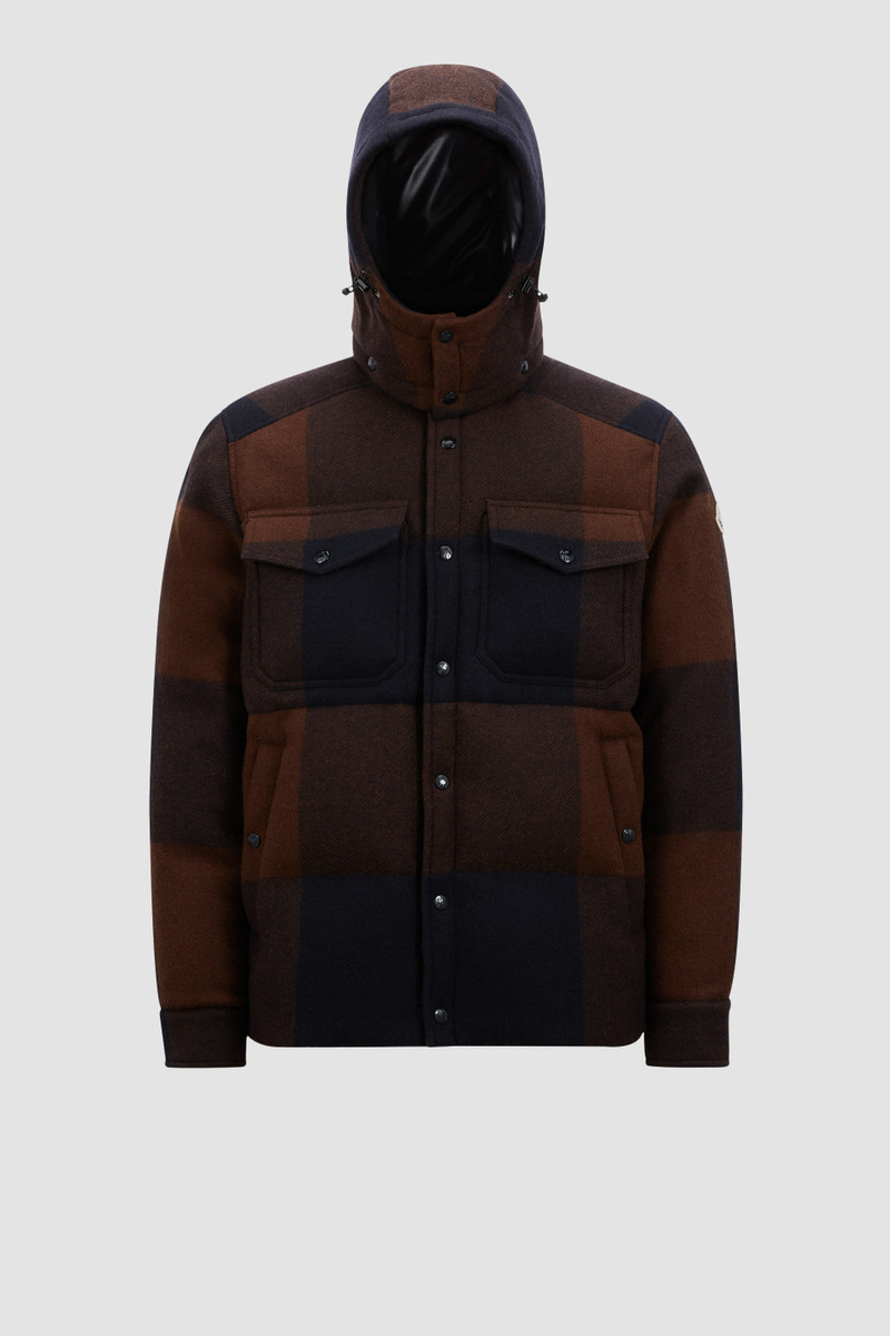Ladurns Hooded Wool Down Shirt Jacket 1