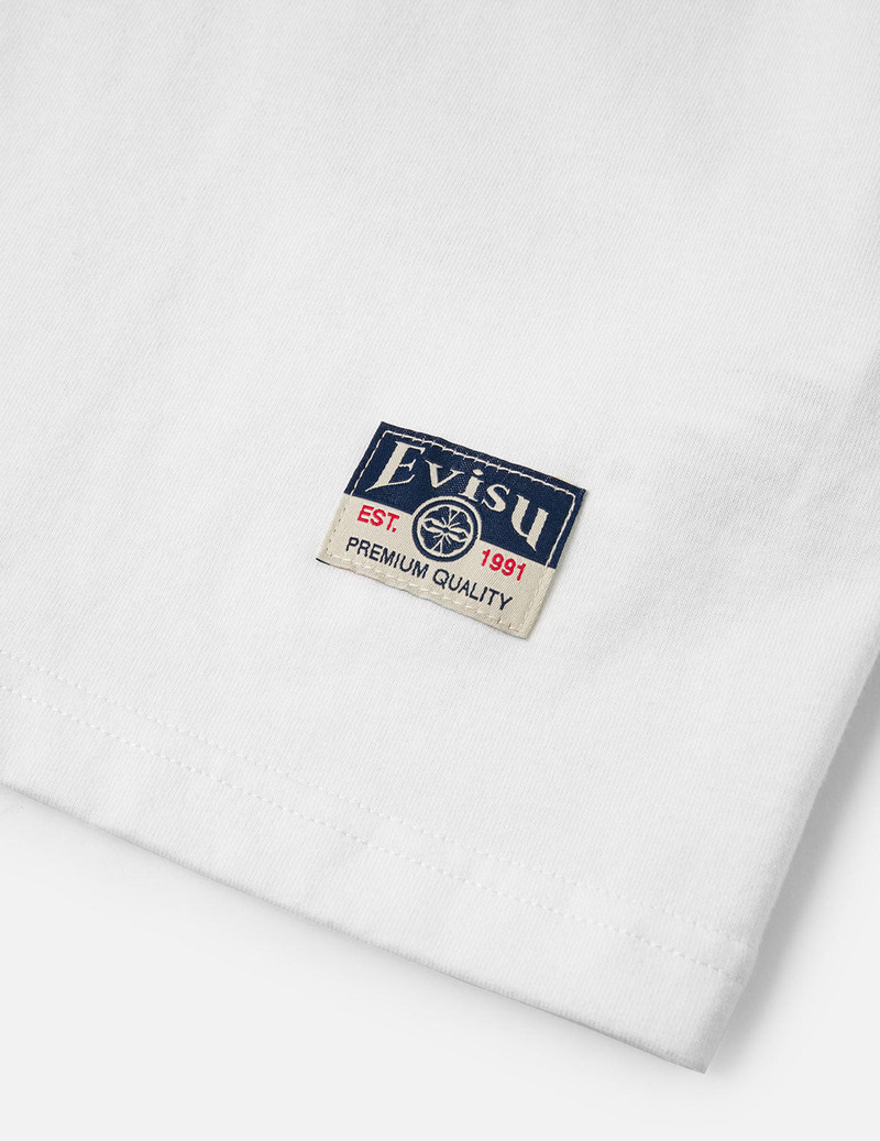 Wheel of Wisdom and  Daruma Daicock Print Regular Fit T-Shirt 9