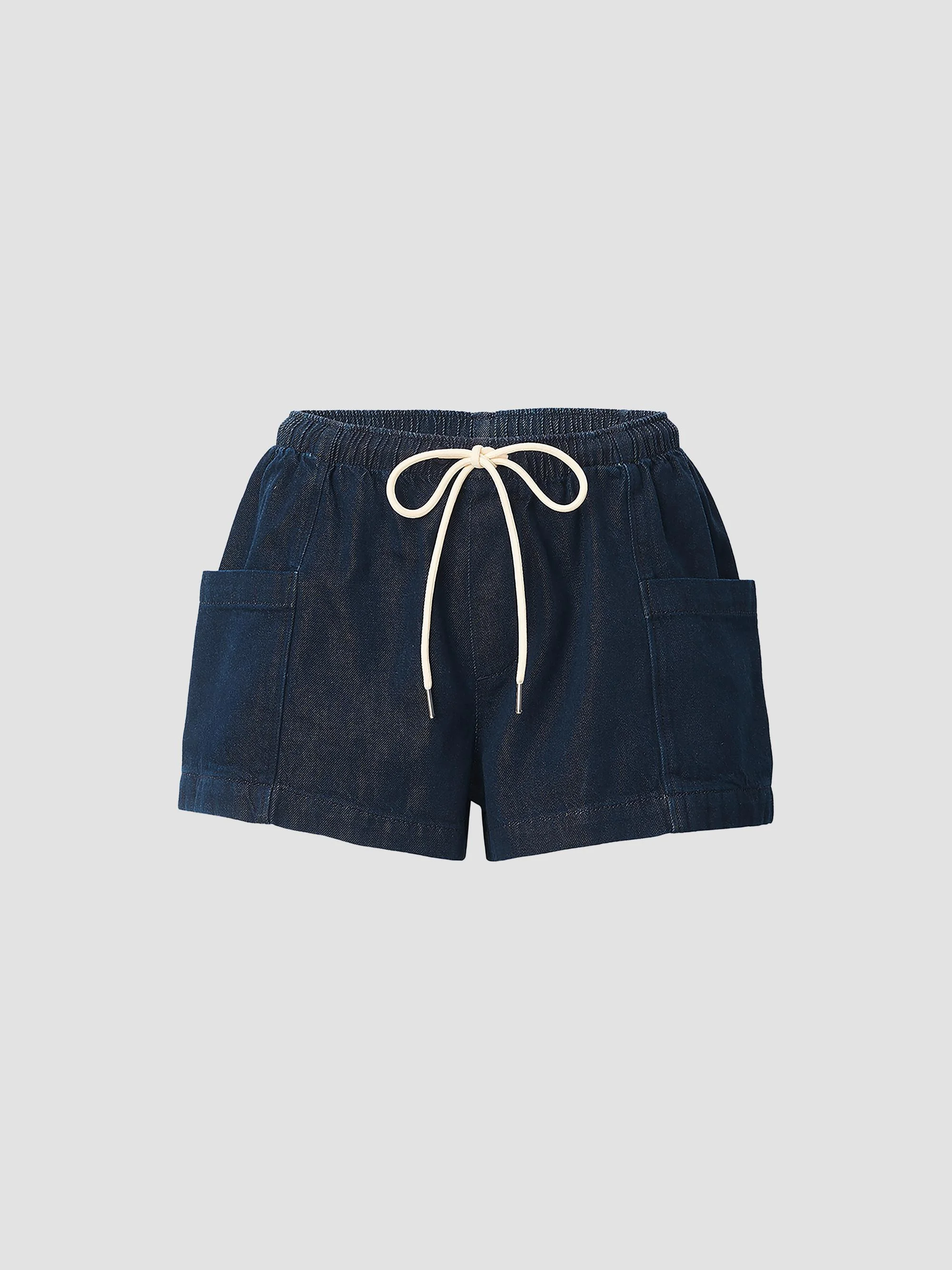 Women's Emery Drawstring Shorts - Ocean Rinse - 1