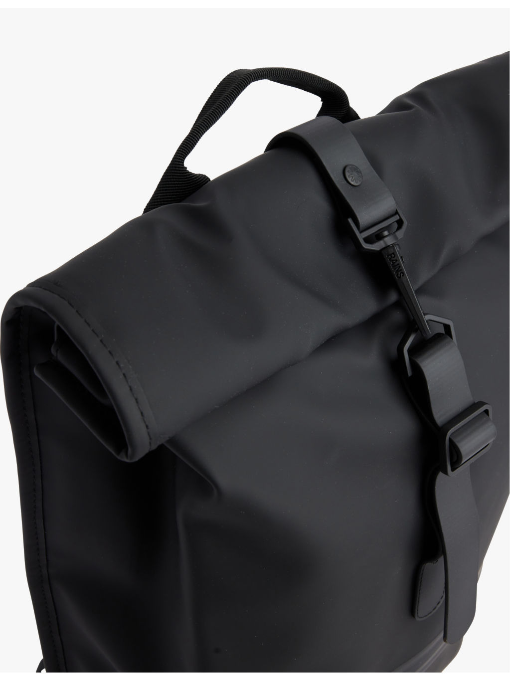 Roll-top shell backpack - 3