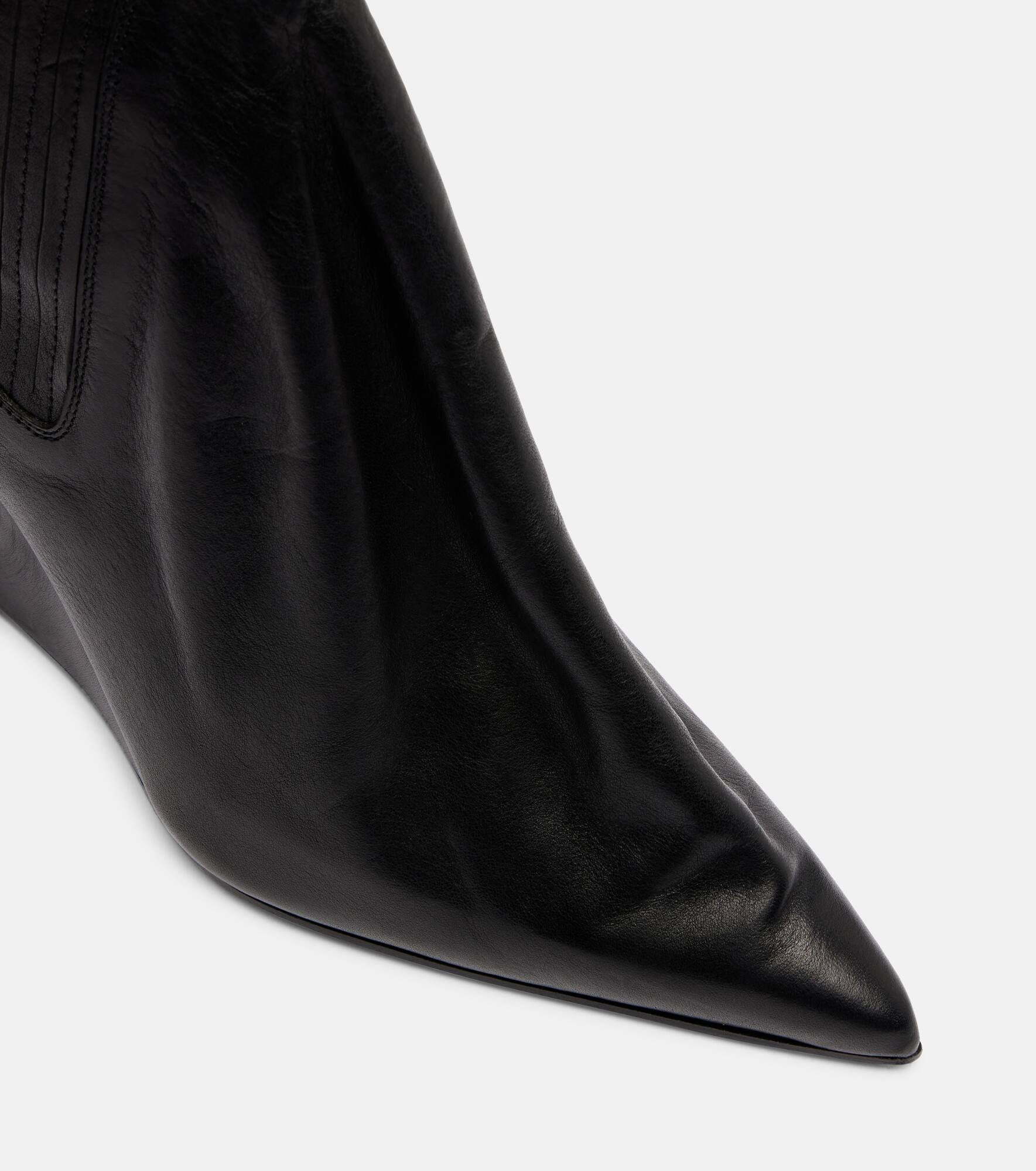Leather ankle boots - 5