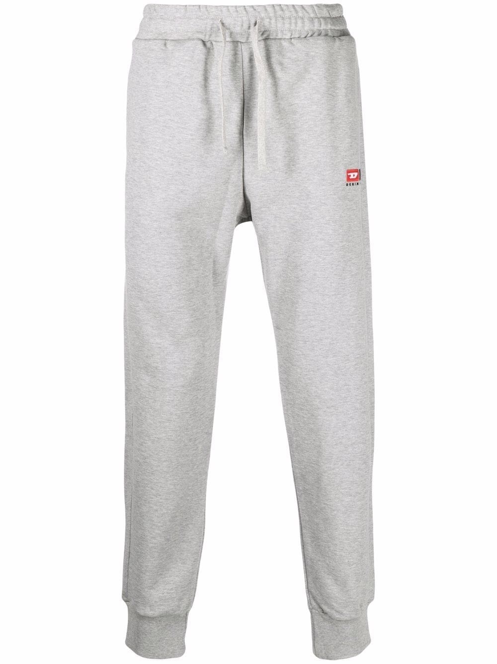 embroidered-logo tapered joggers - 1