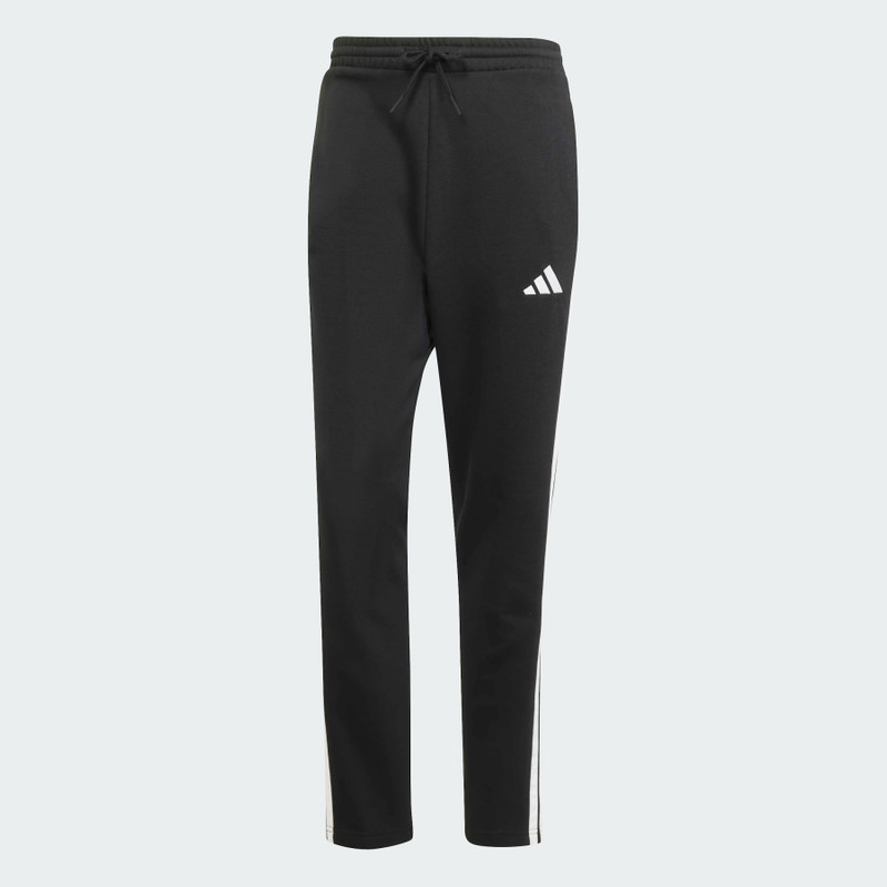 Essentials 3-Stripes Fleece Pants Open Hem - 1