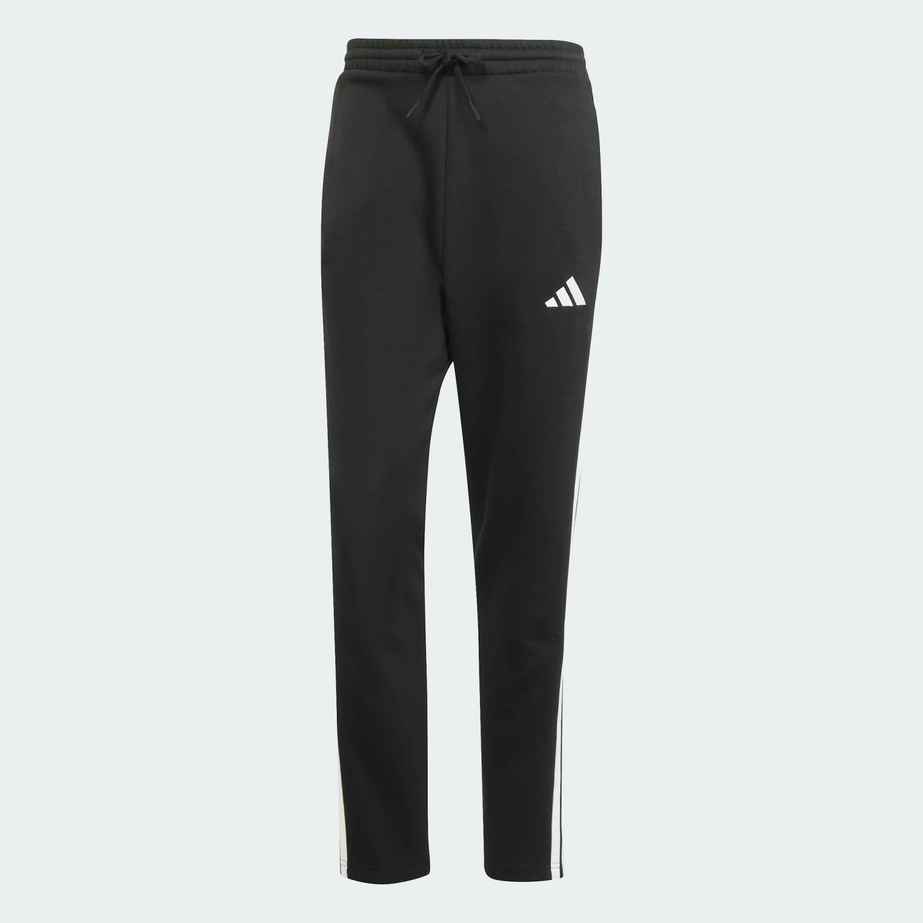 Essentials 3-Stripes Fleece Pants Open Hem - 1