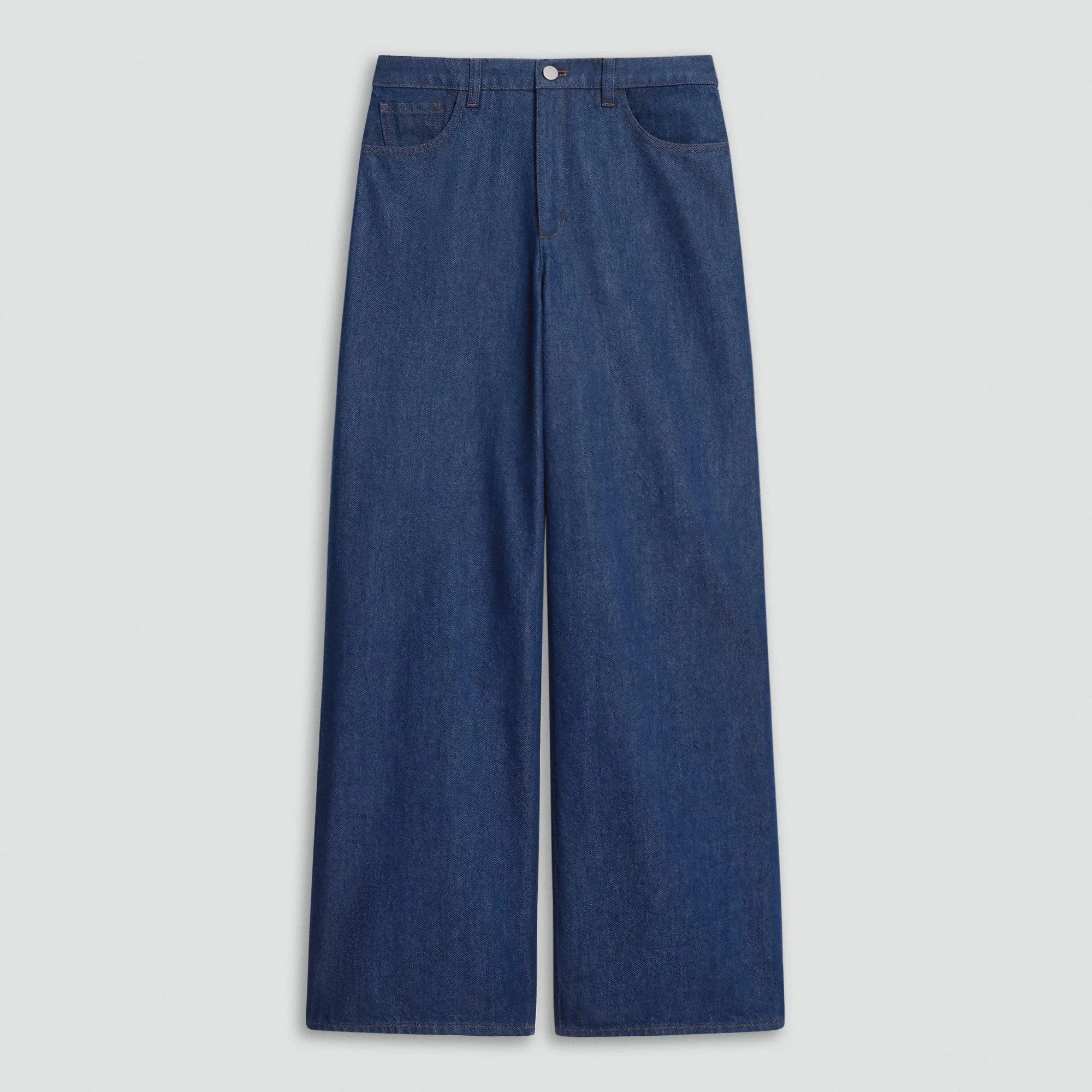 Straight-Leg Five-Pocket Pant in Relaxed Denim - 1