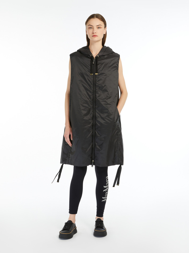 Max Mara GREENGI Water-repellent technical canvas gilet outlook