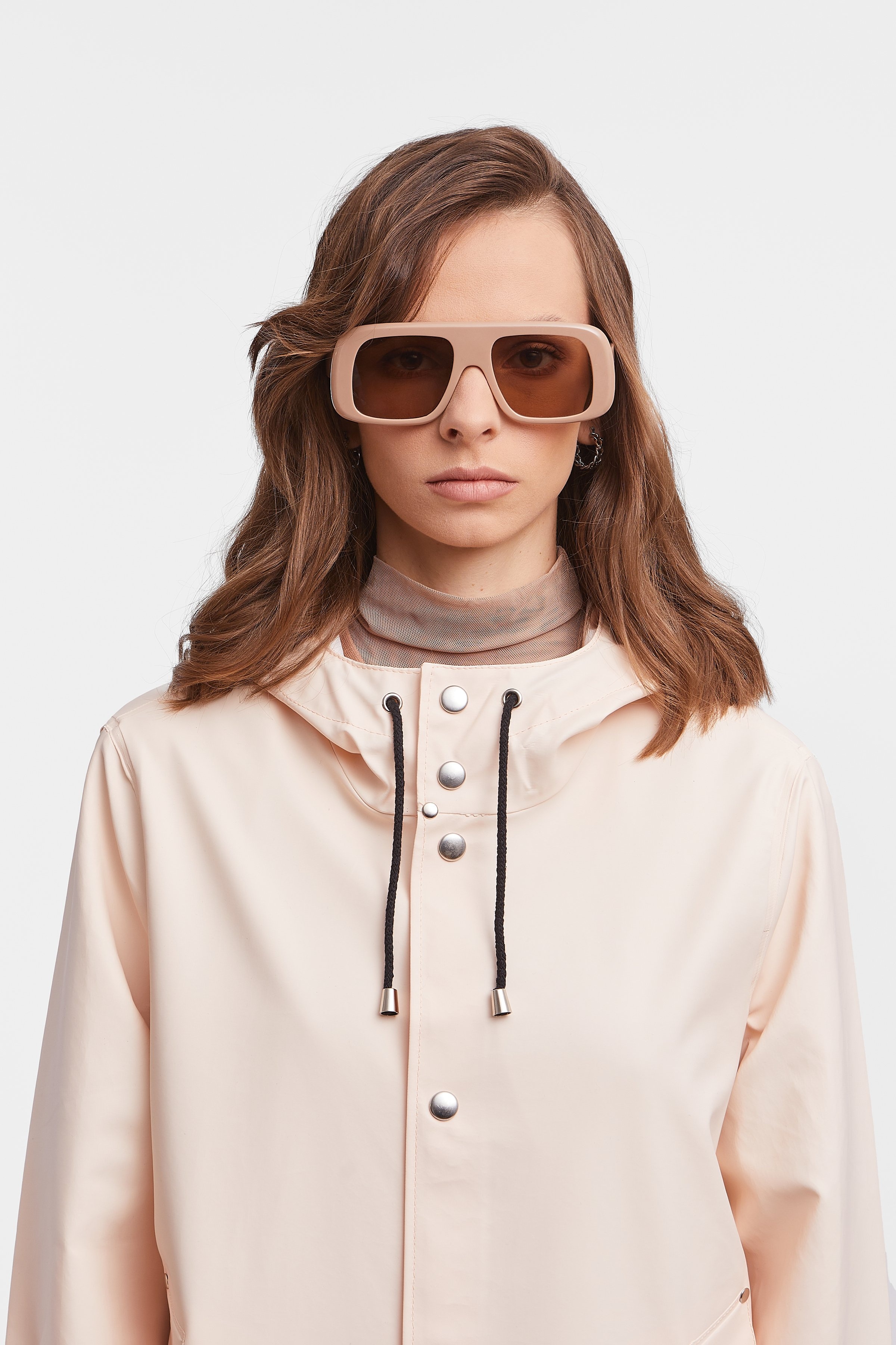 Stockholm Lightweight Women Raincoat Peach - 7