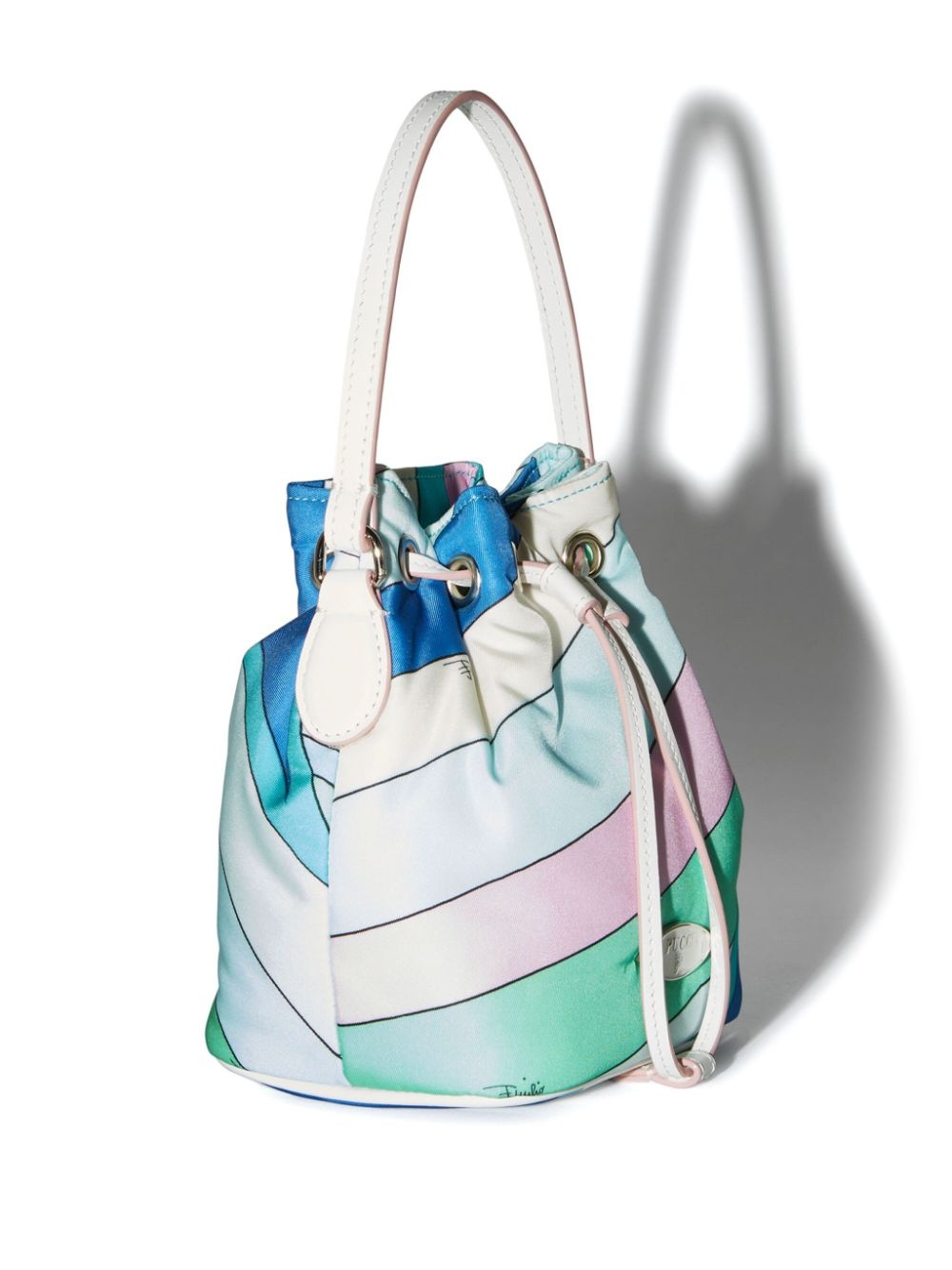 Yummy striped bucket bag - 3