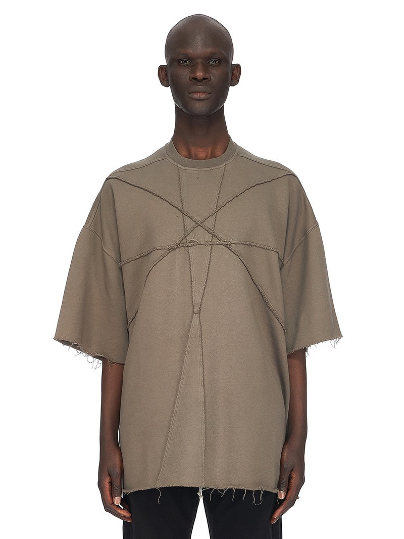 Jumbo patchwork organi cotton T-shirt 1