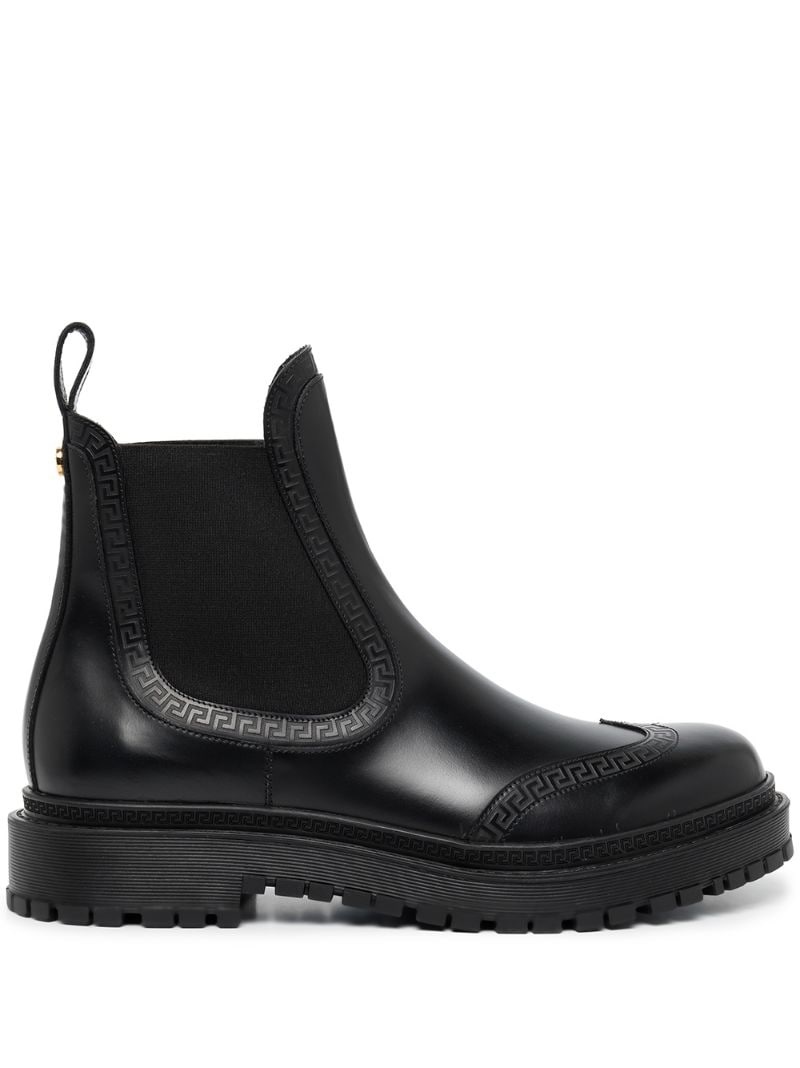 embossed chunky chelsea boot - 1