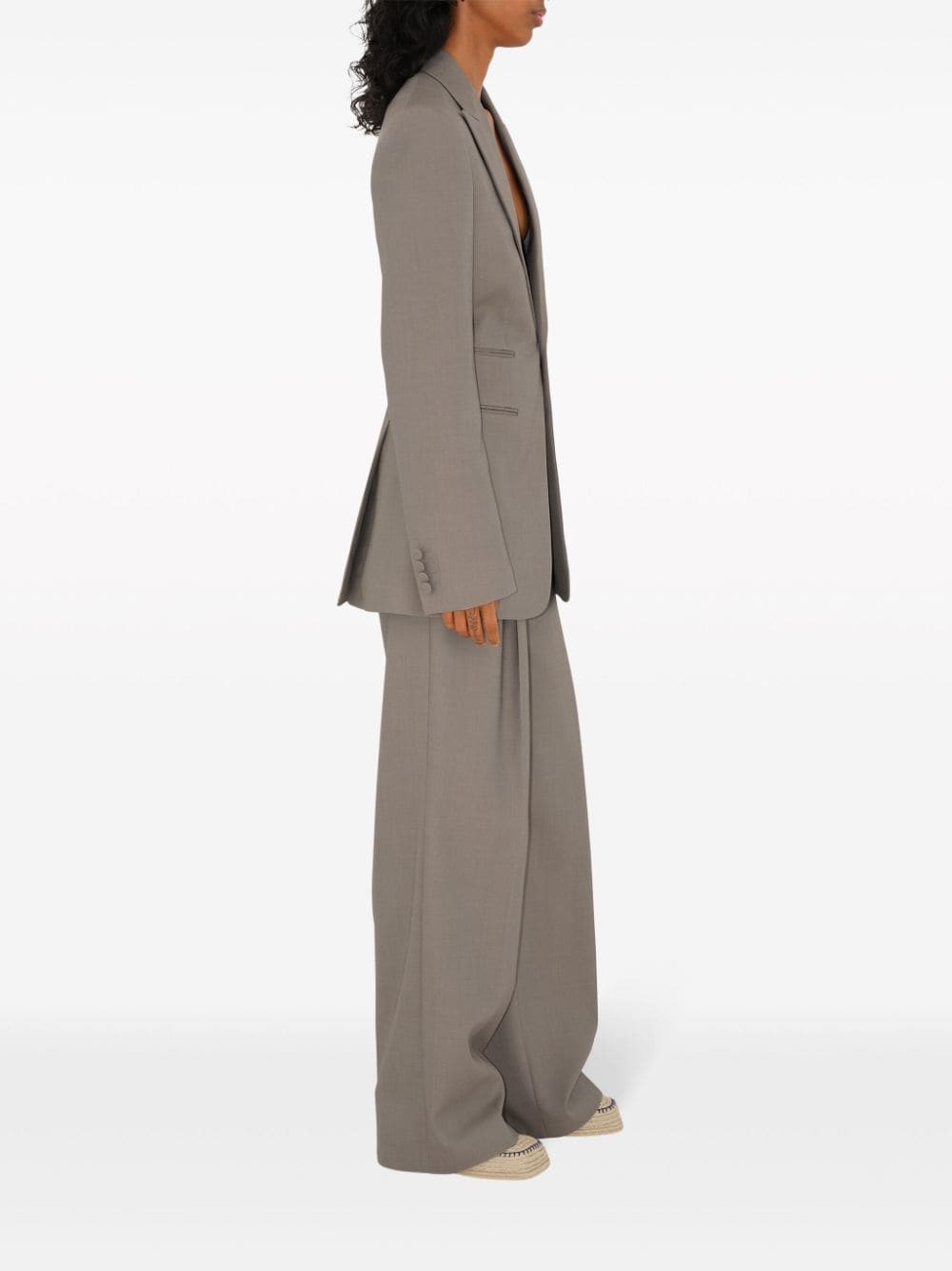 wool tailored trousers - 3