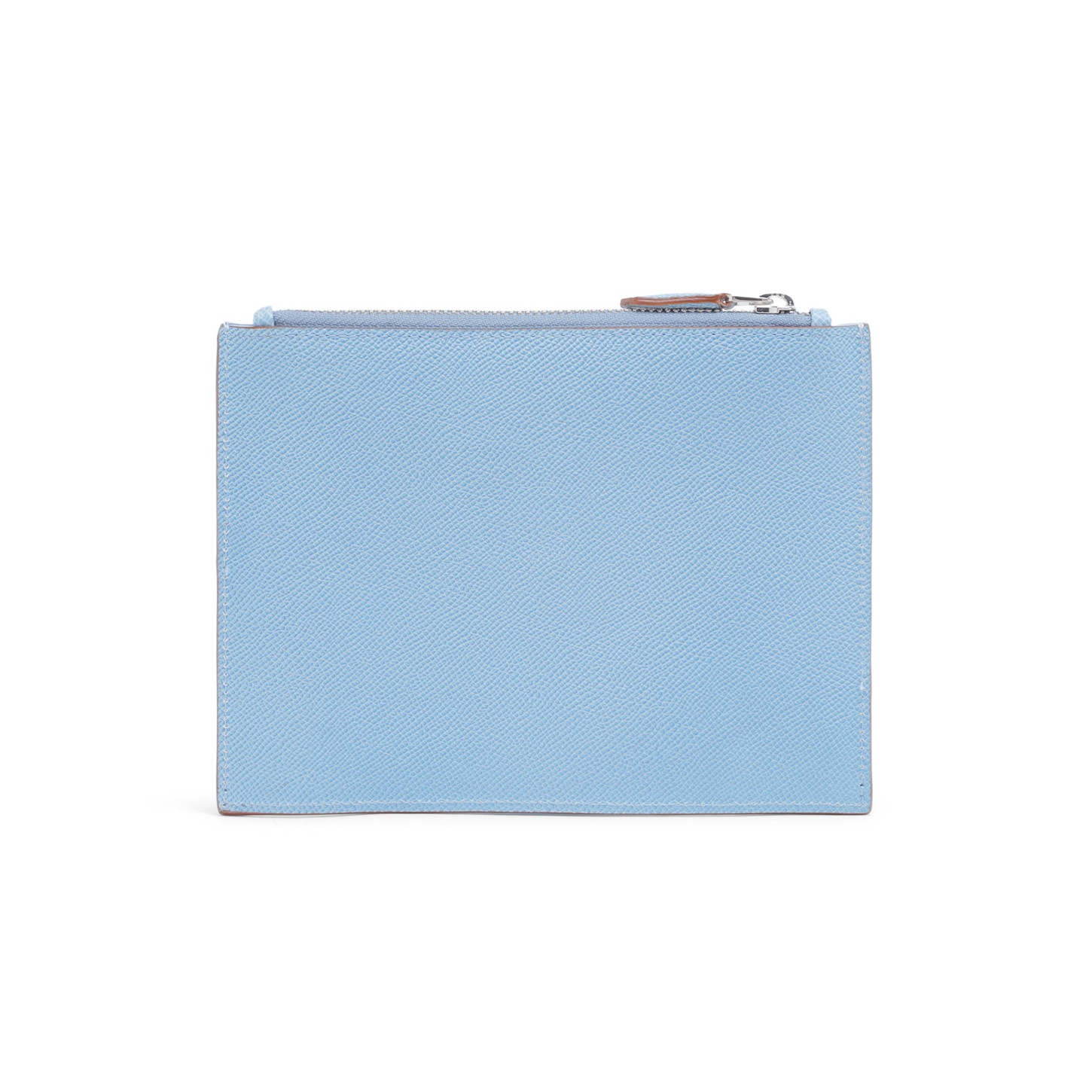 Light blue Saffiano leather mini pouch - 4