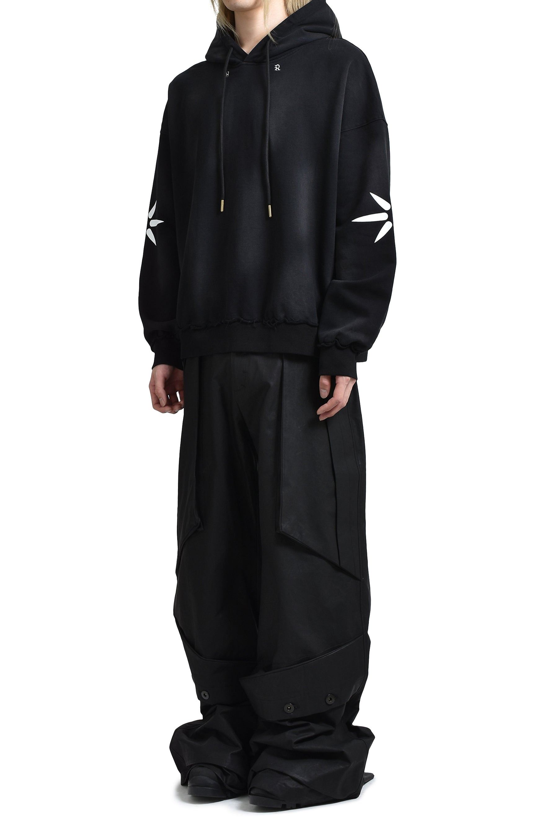 ORIGAMI HOODIE / BLK - 5