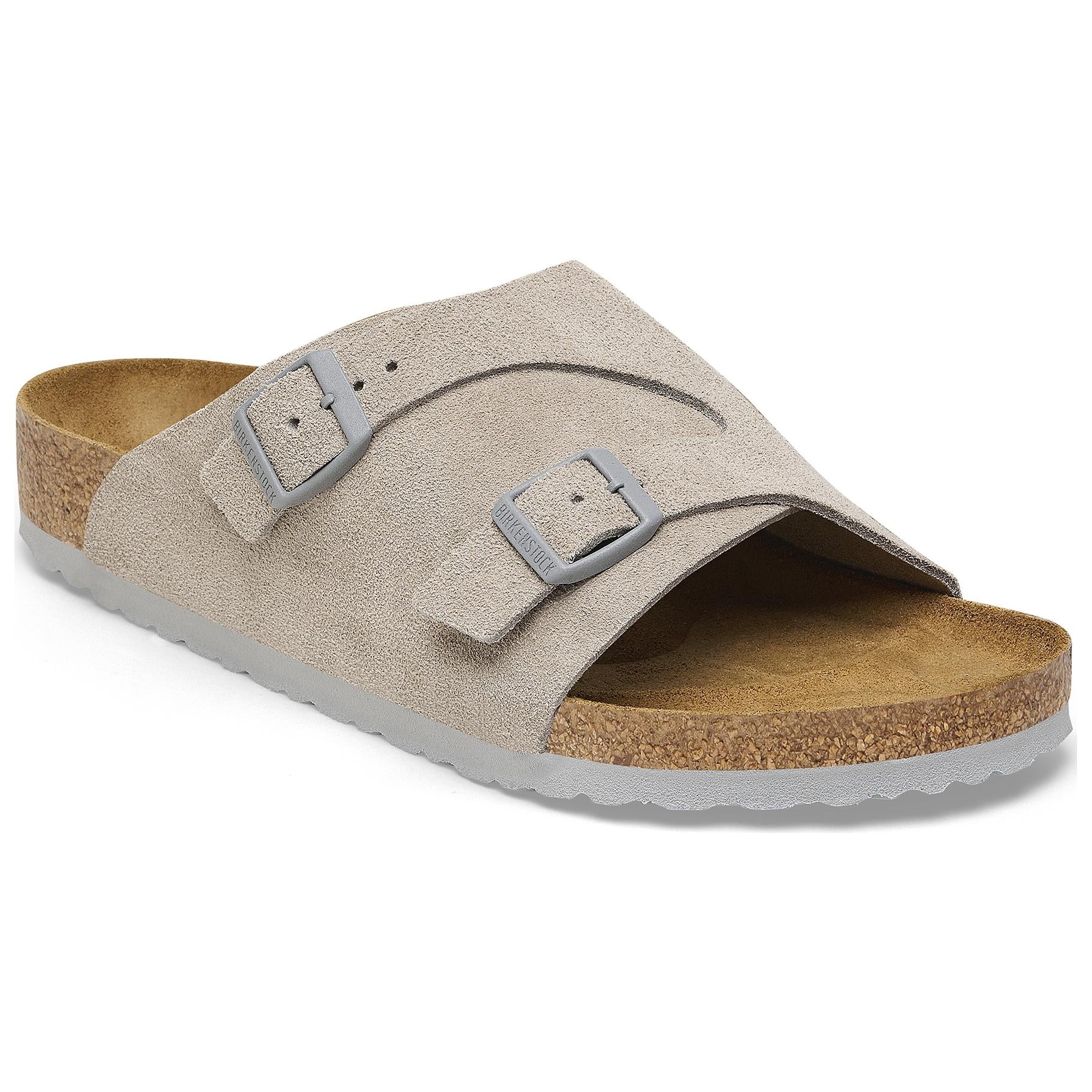 Birkenstock Zrich Suede Leather Sandals 'Stone Coin' 1027725 - 3