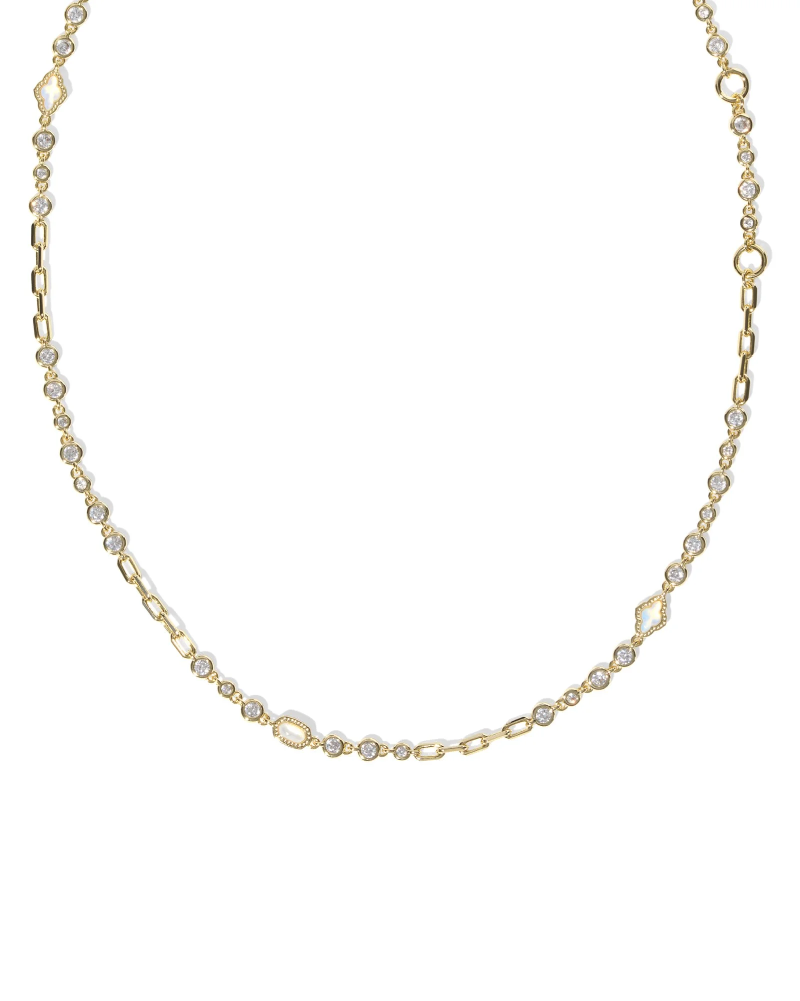 Mini Elisa and Abbie Convertible Gold Strand Necklace - 1