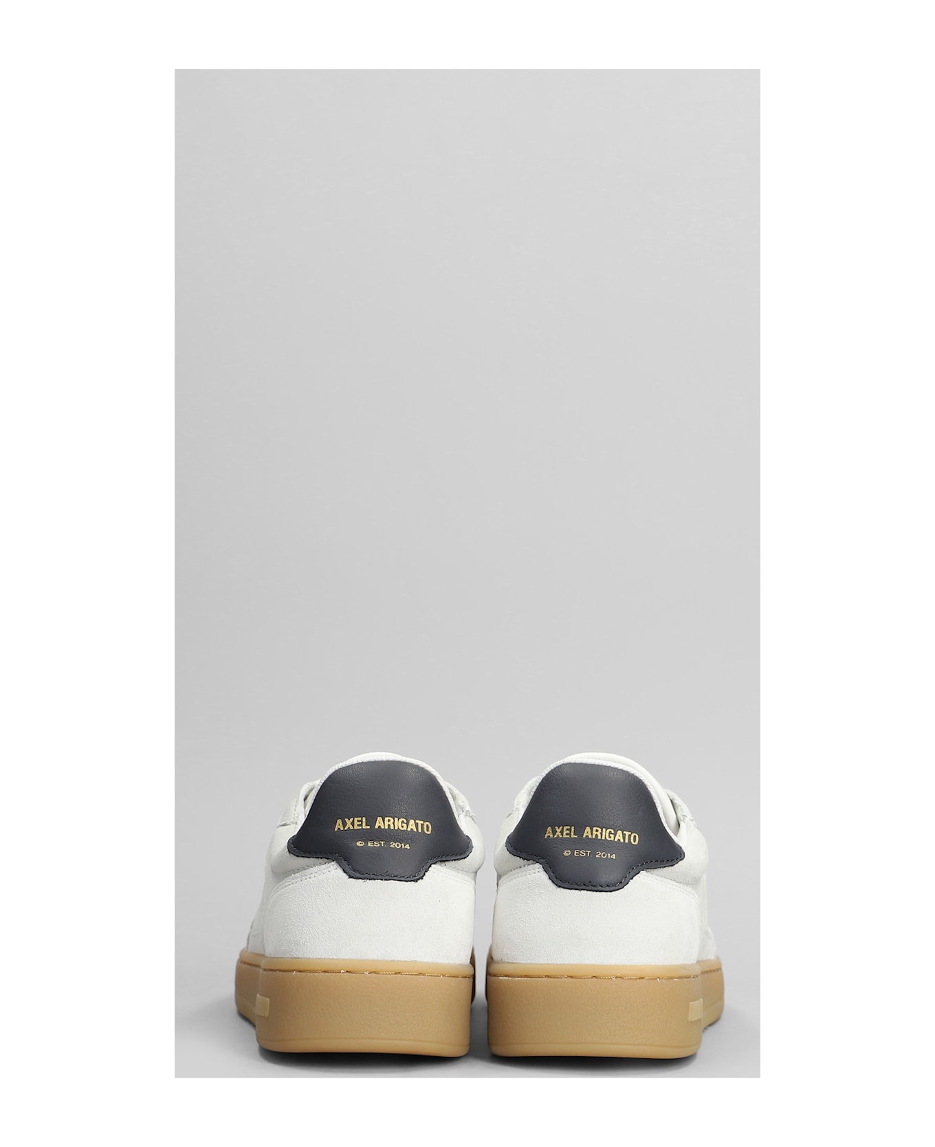 Dice T-toe Sneakers In White Leather - 4