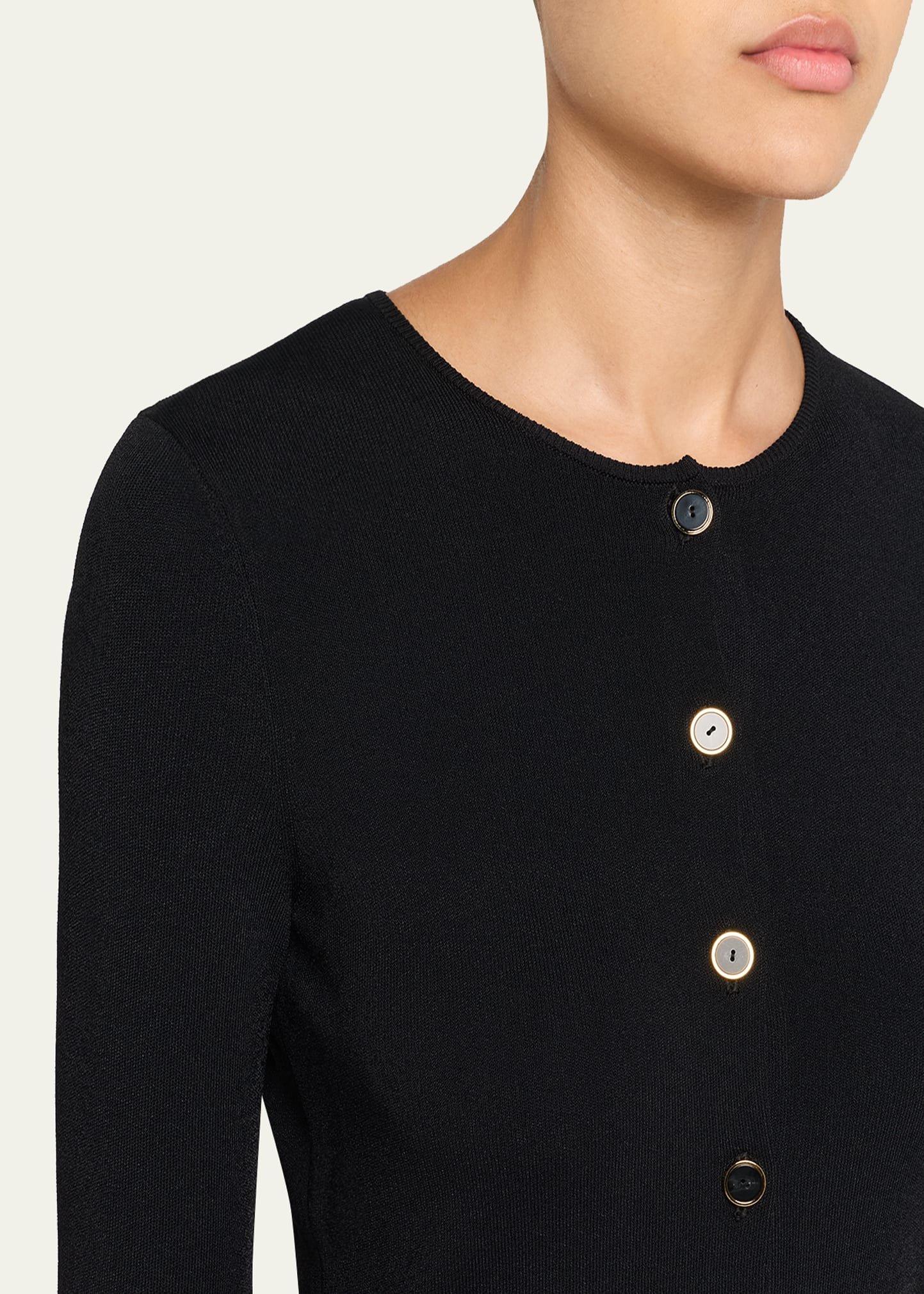 Lainey Cutaway Cardigan Sweater - 5