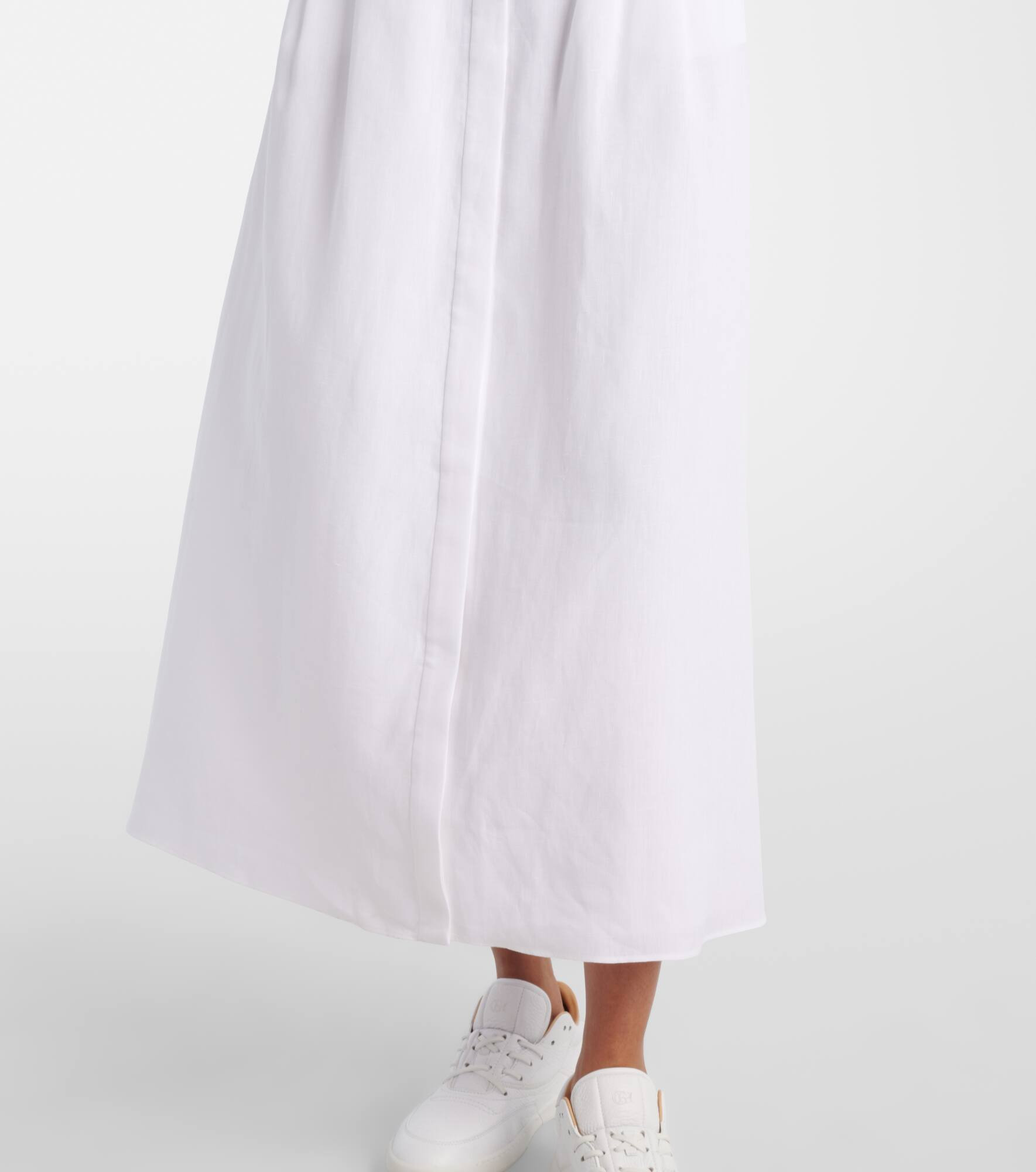 Maude belted linen shirt dress - 5