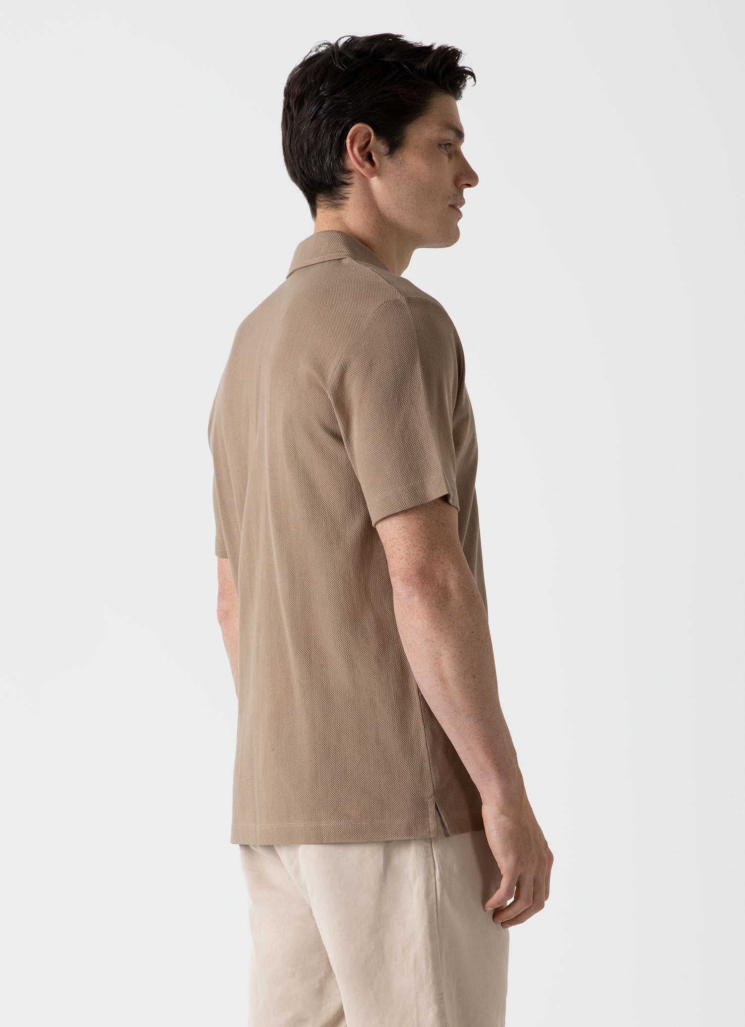 Sunspel x MR PORTER Mesh Knit Short Sleeve Shirt - 4