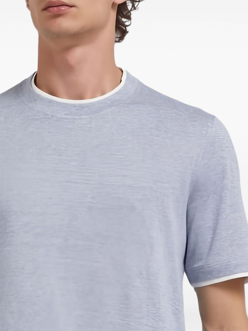 Brunello Cucinelli short-sleeve crew-neck t-shirt outlook