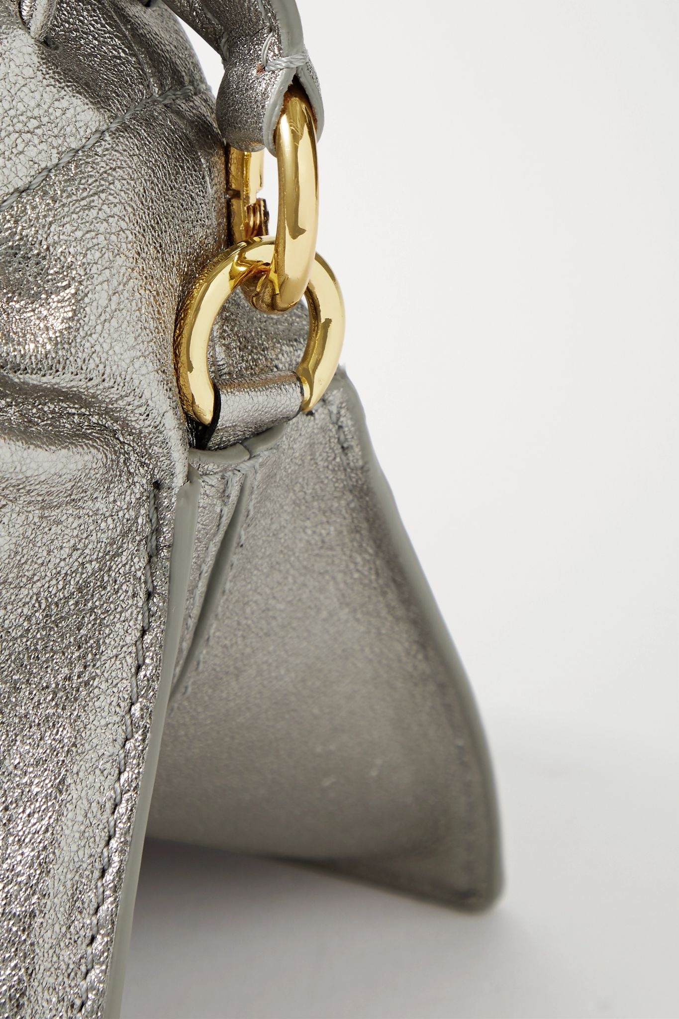 Bom mini metallic leather tote - 4