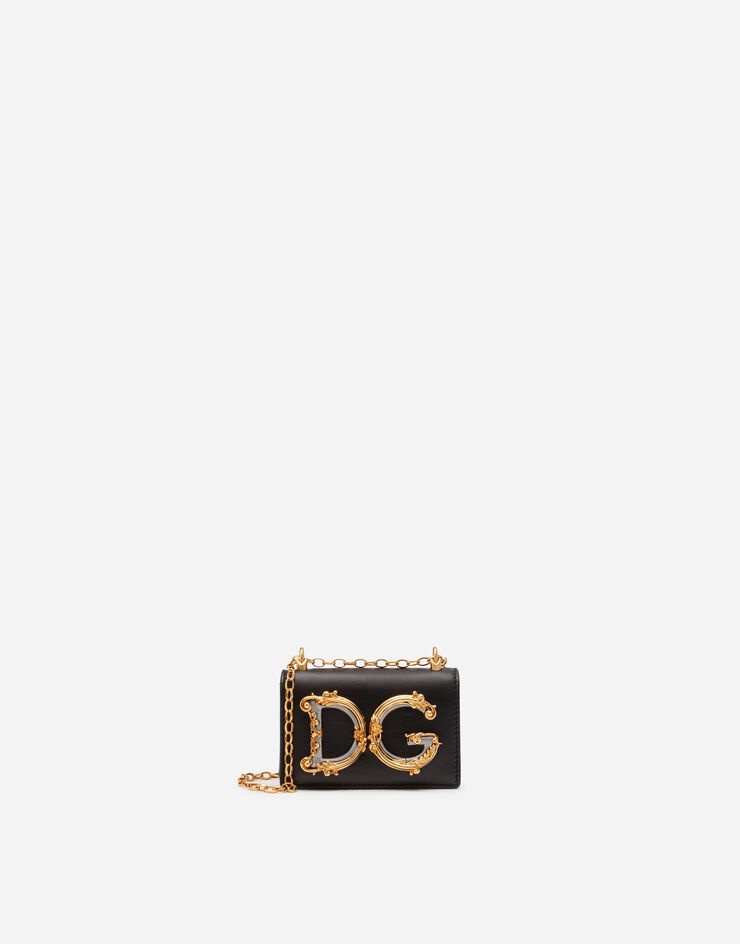 DG Girls micro bag in plain calfskin - 1