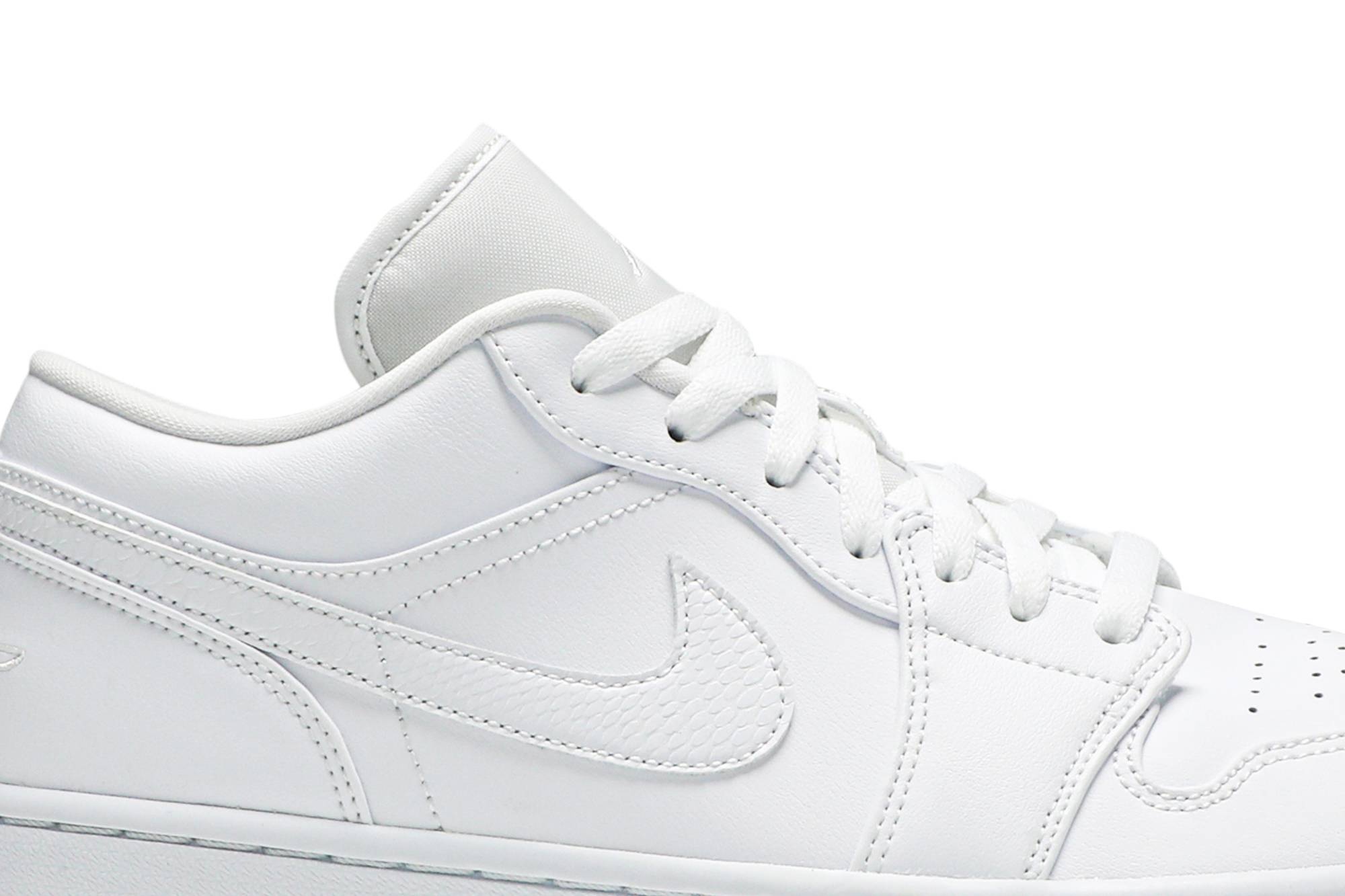 Wmns Air Jordan 1 Low 'Triple White' - 2