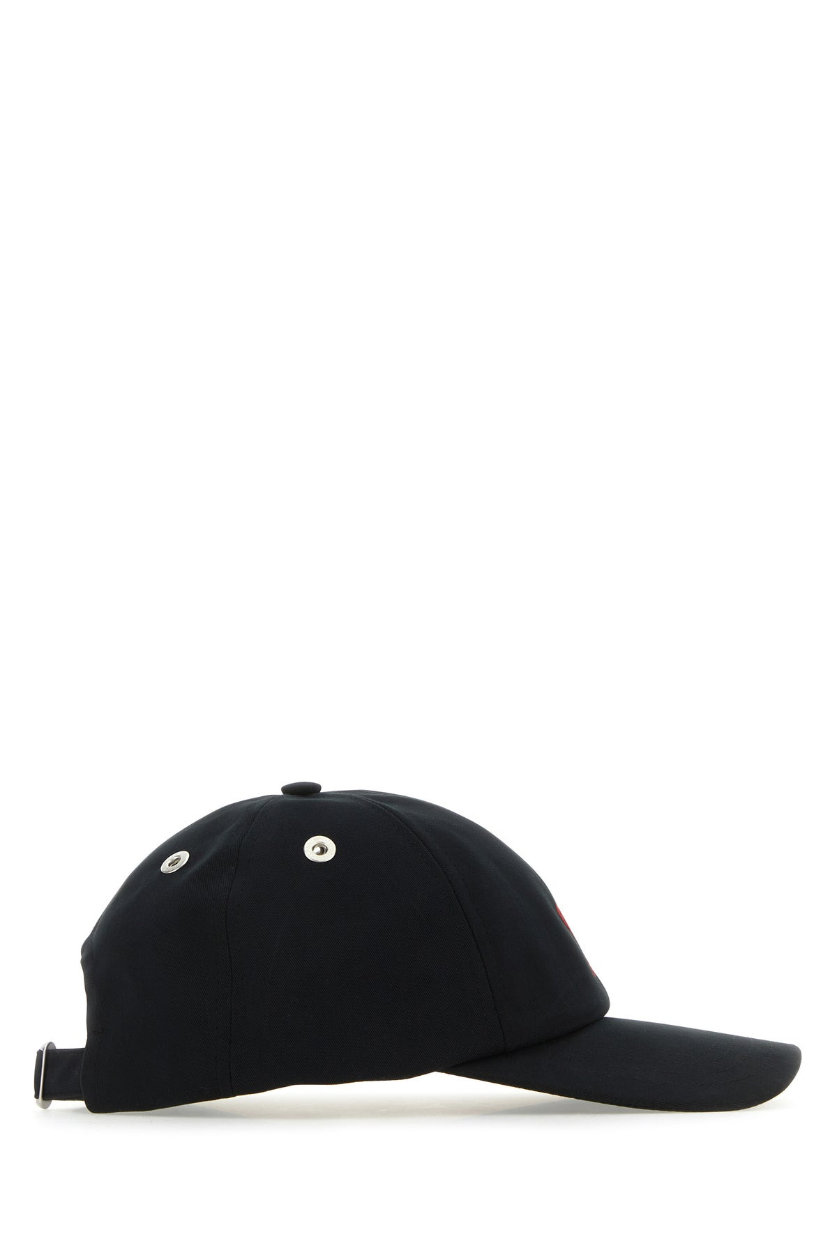 Black cotton baseball cap - 2