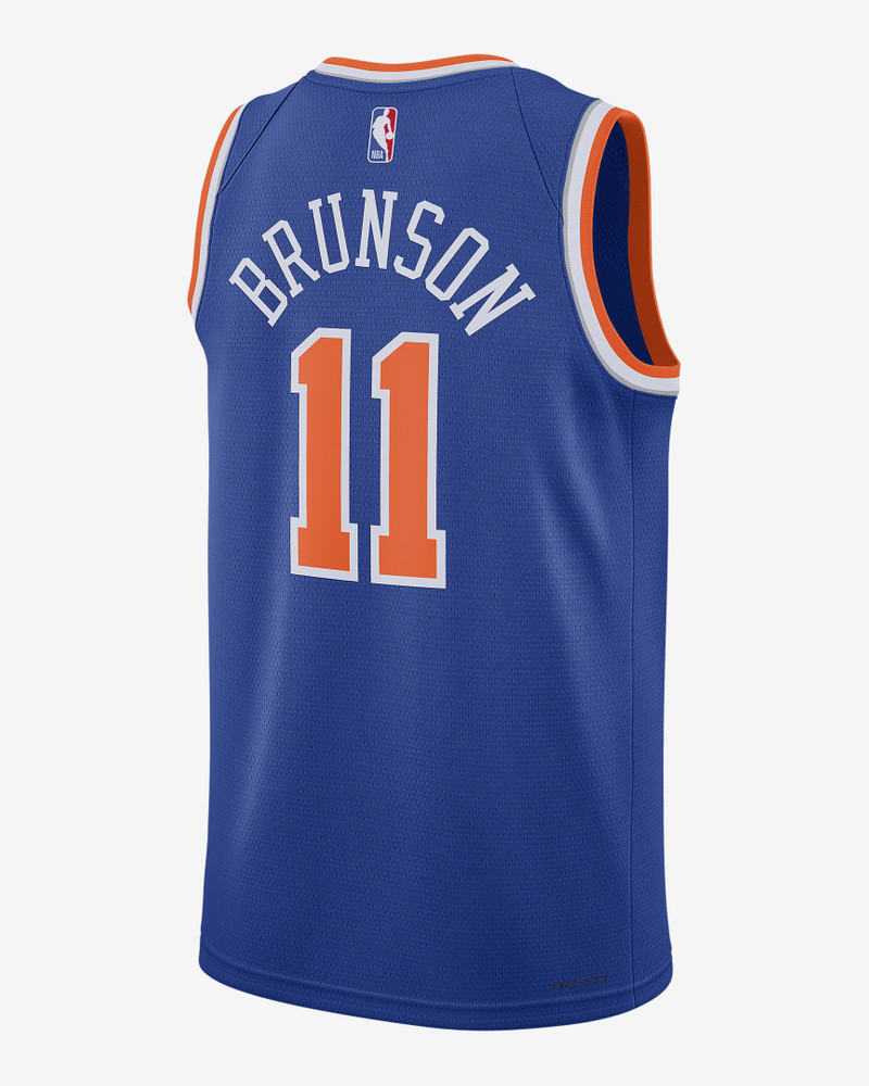 Nike New York Knicks Icon Edition 2022/23 Nike Men's Dri-FIT NBA Swingman Jersey outlook