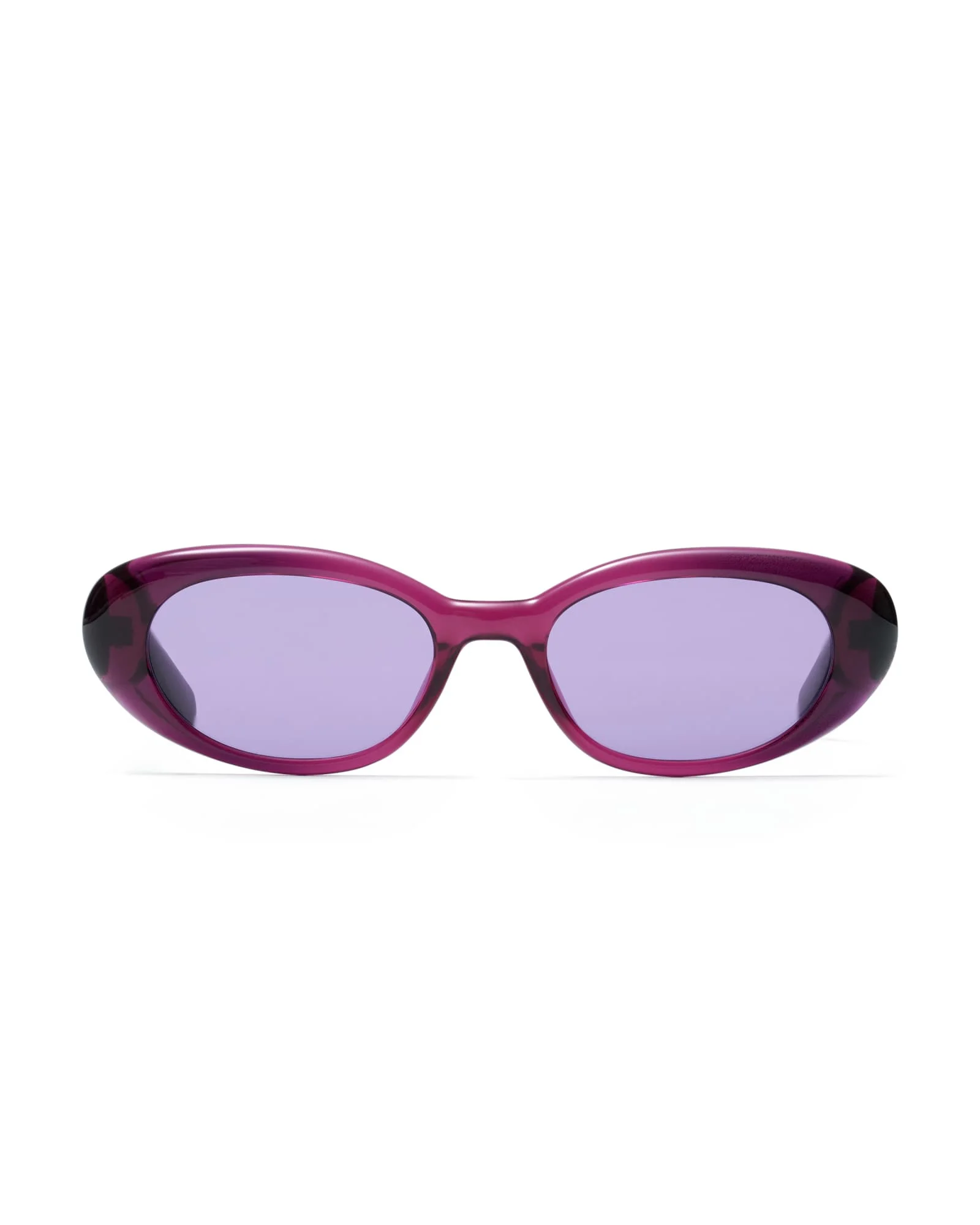 Oval Herringbone Sunglasses - 1