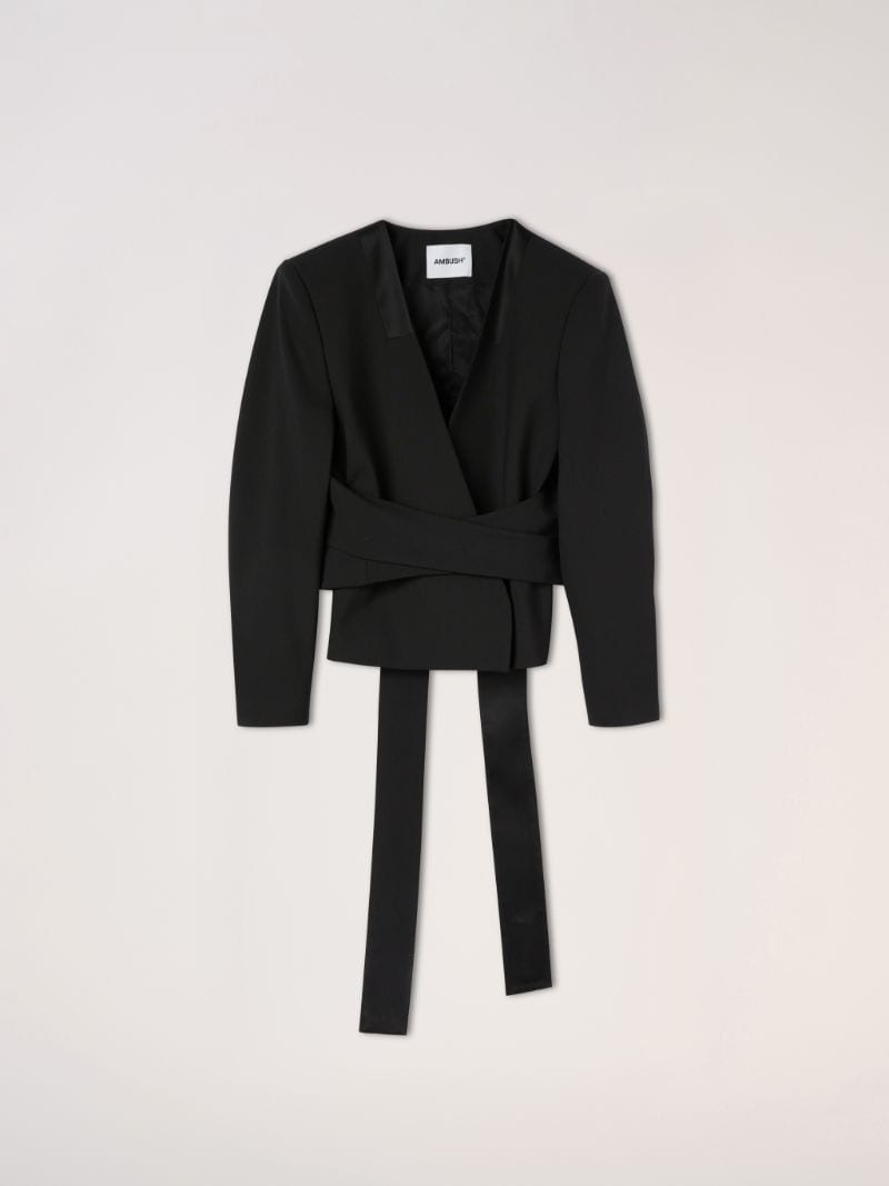 WAIST TIE BLAZER - 1