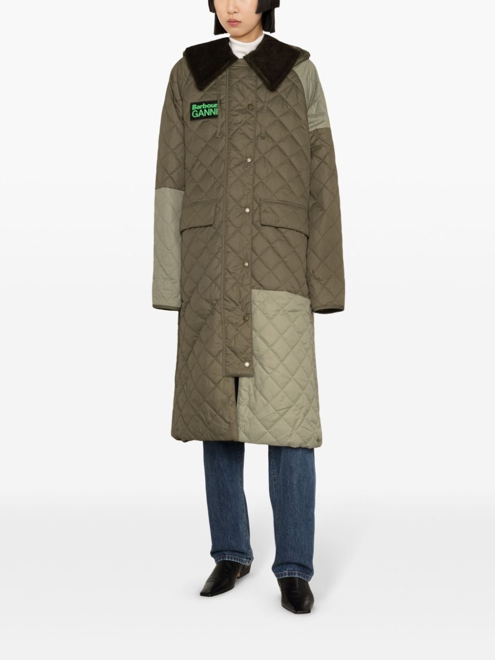 x GANNI Burghley quilted coat - 2
