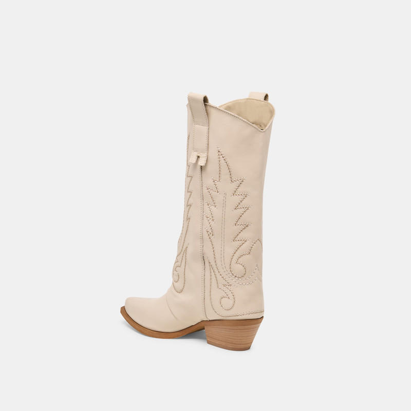SAMMY BOOTS BONE LEATHER 5